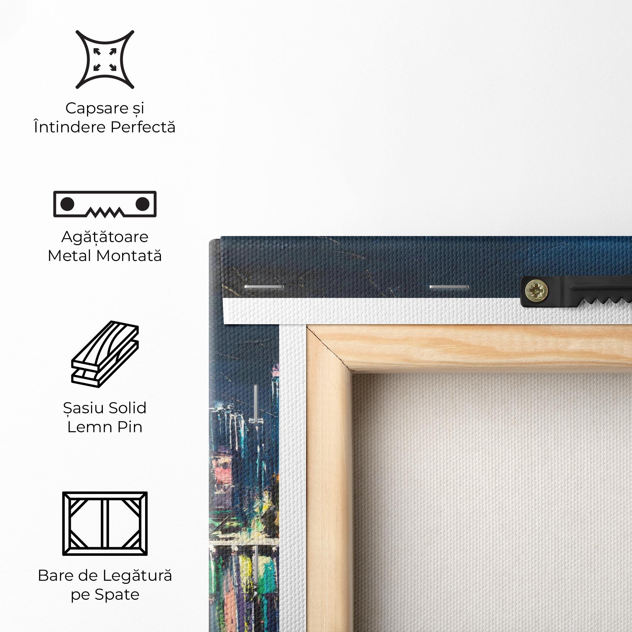 Tablou Canvas Night Cityscape mockup 5