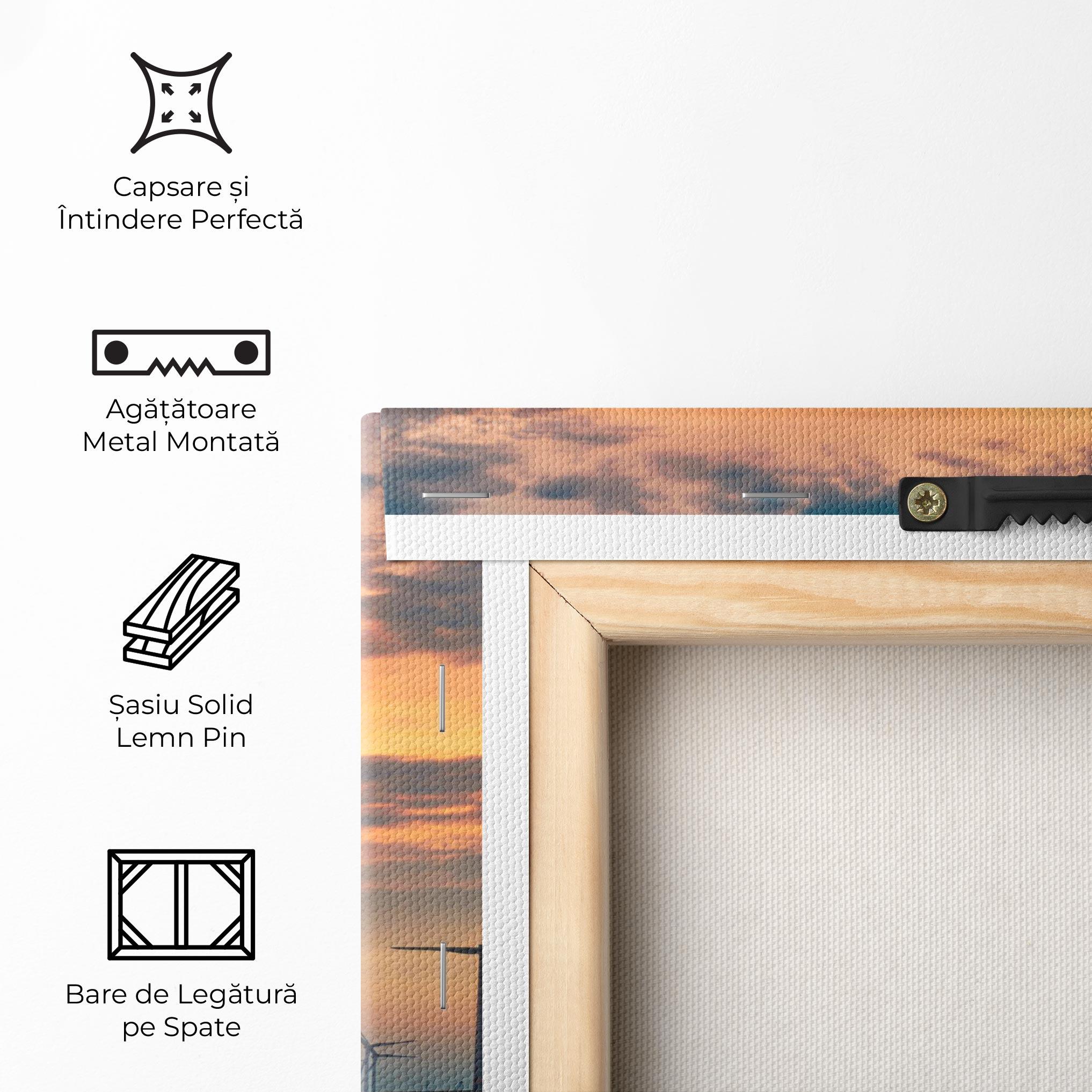 Tablou Canvas Sunset Belgium mockup 5