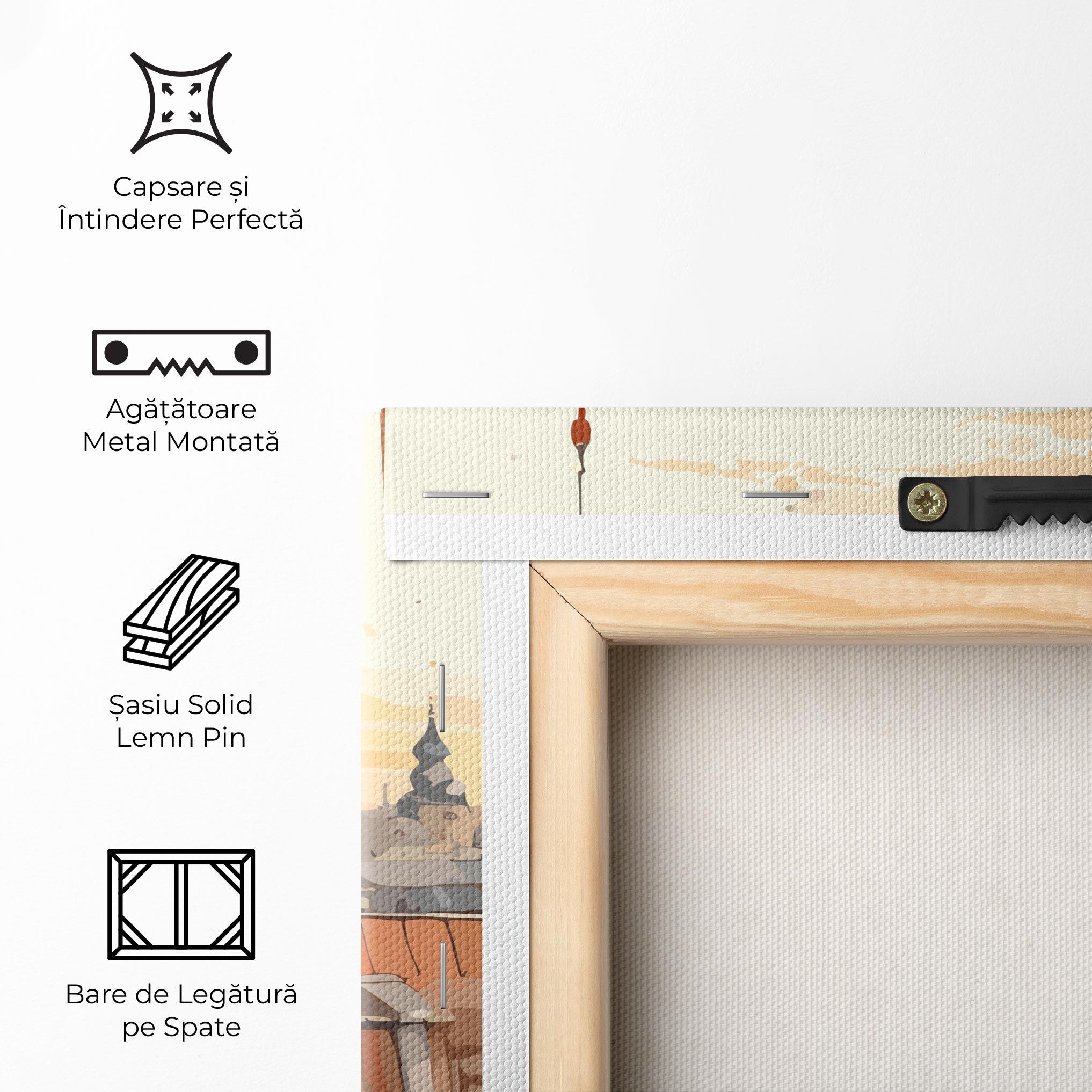 Tablou Canvas Window City View mockup 5