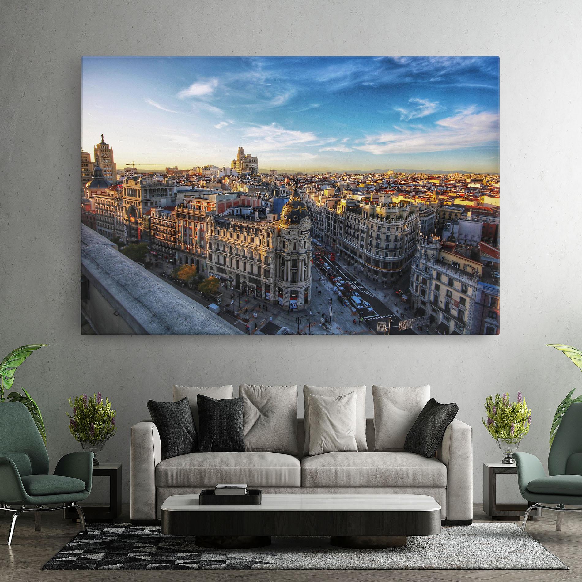 Tablou Canvas Madrid View mockup 7