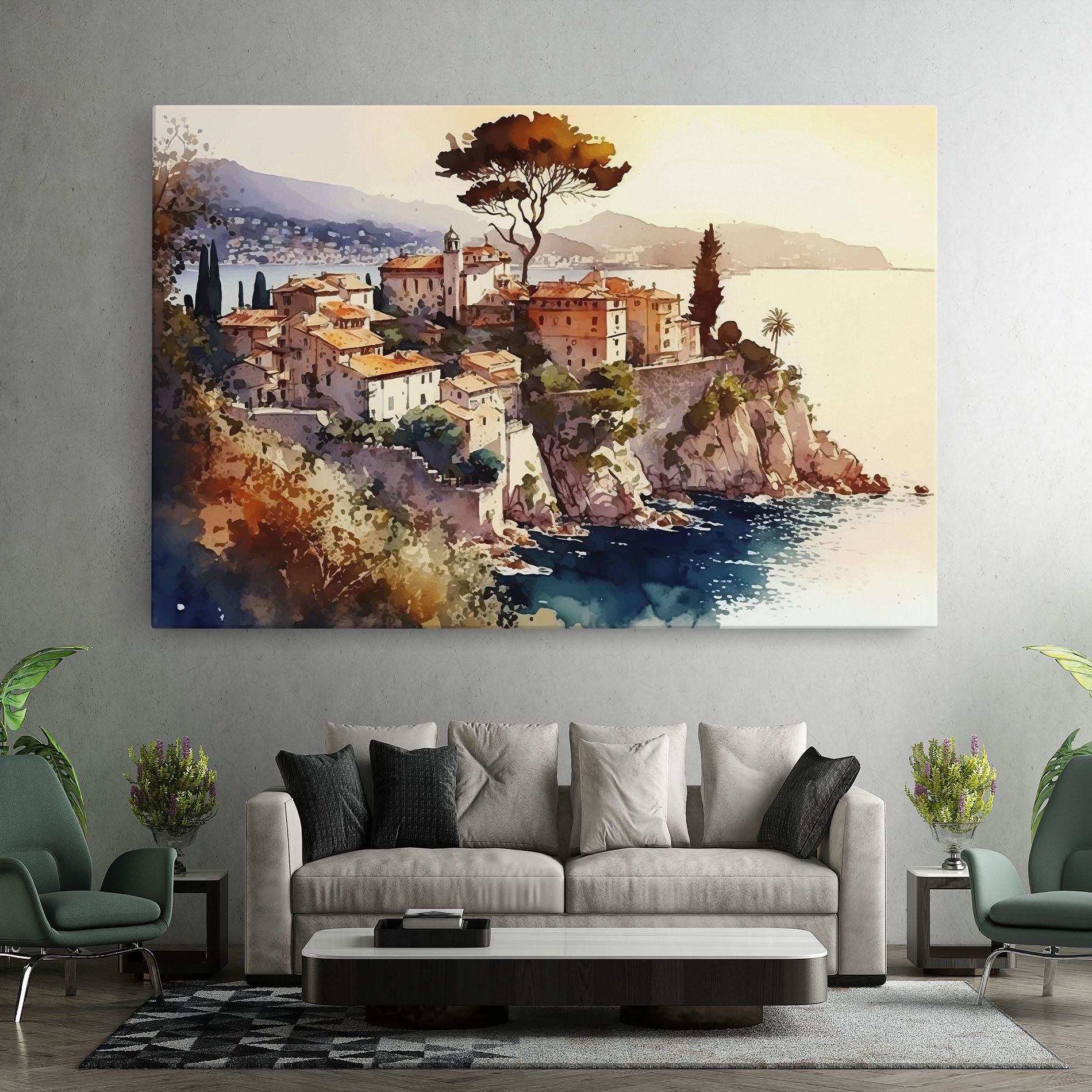 Stunning View Painting mockup 7