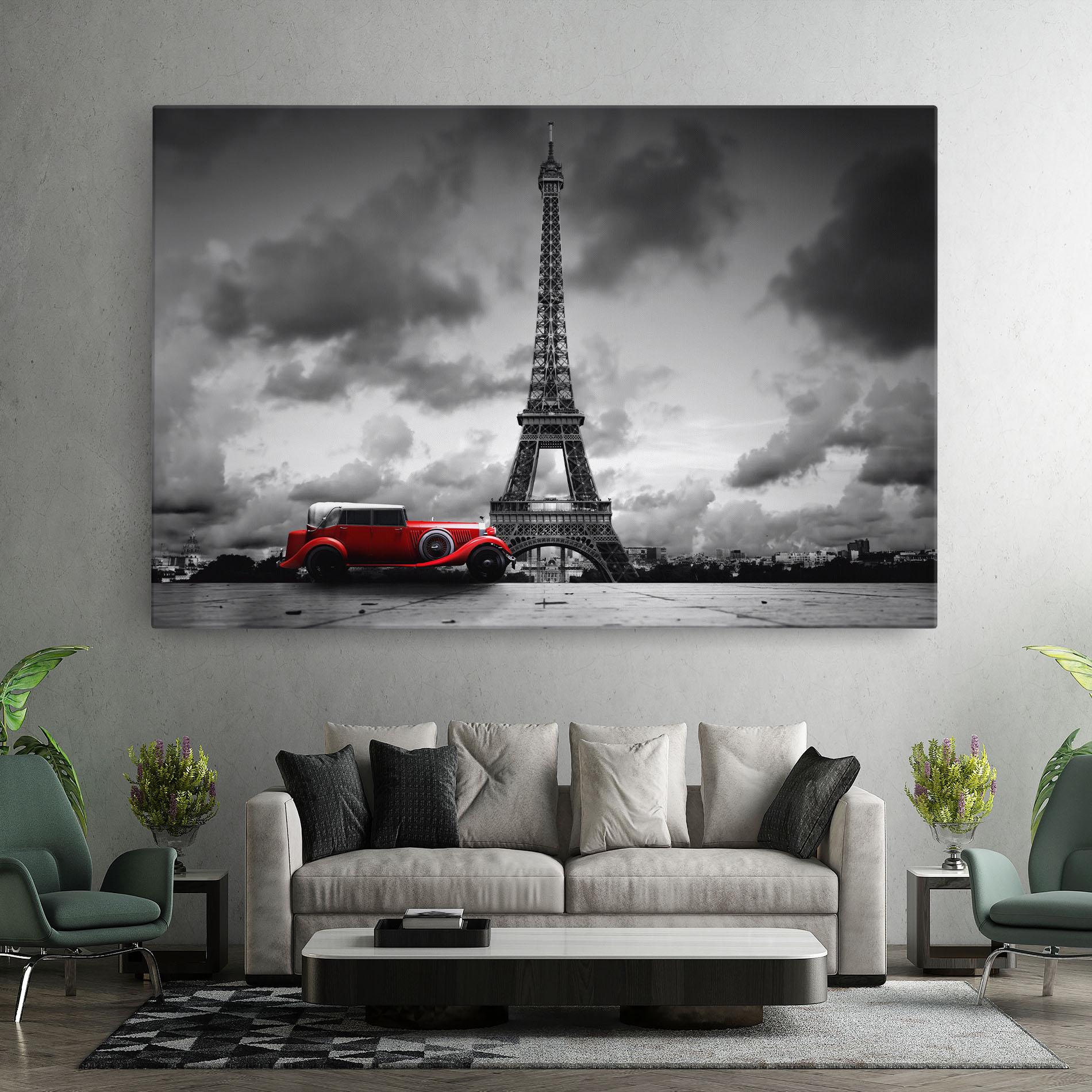 Tablou Canvas Vintage Paris mockup 7