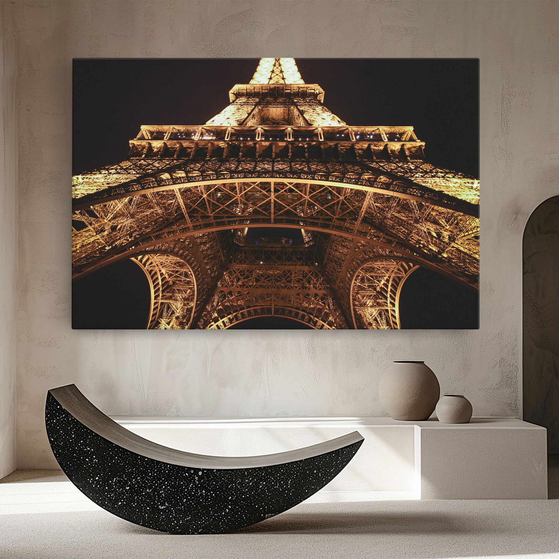 Eiffel Tower At Night mockup 8