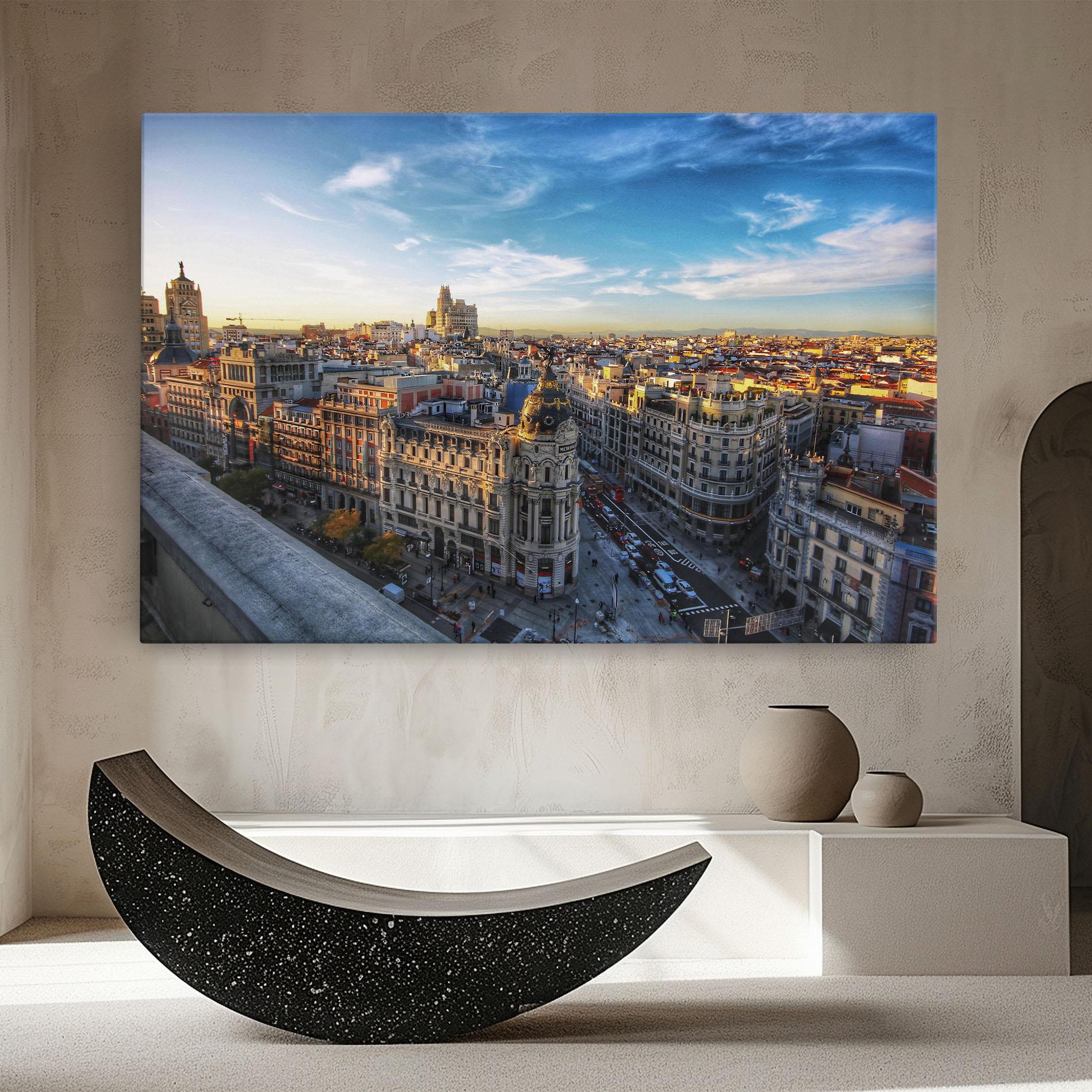 Tablou Canvas Madrid View mockup 8