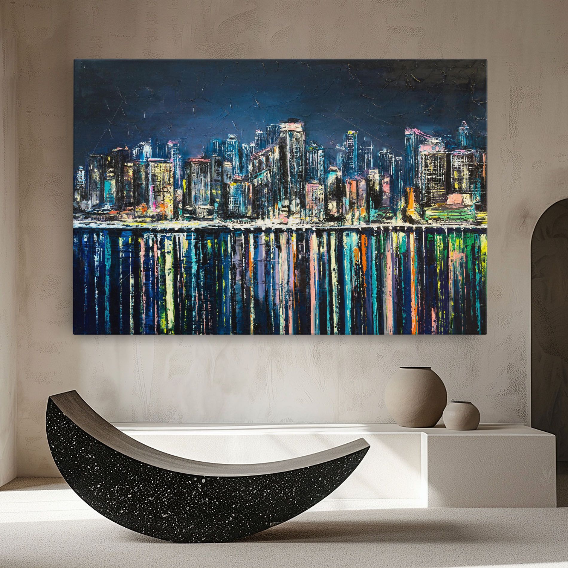 Night Cityscape mockup 8