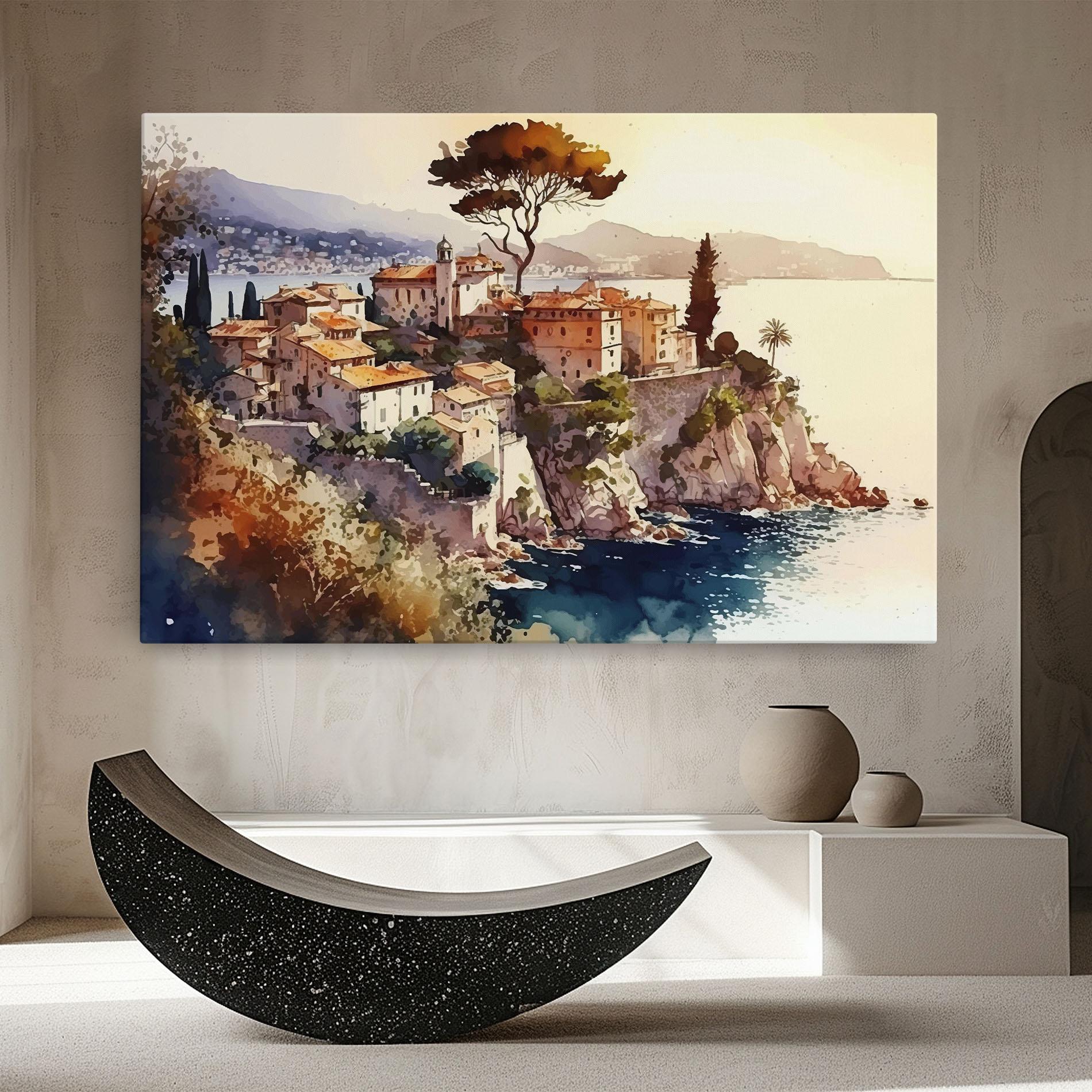 Tablou Canvas Stunning View Painting mockup 8