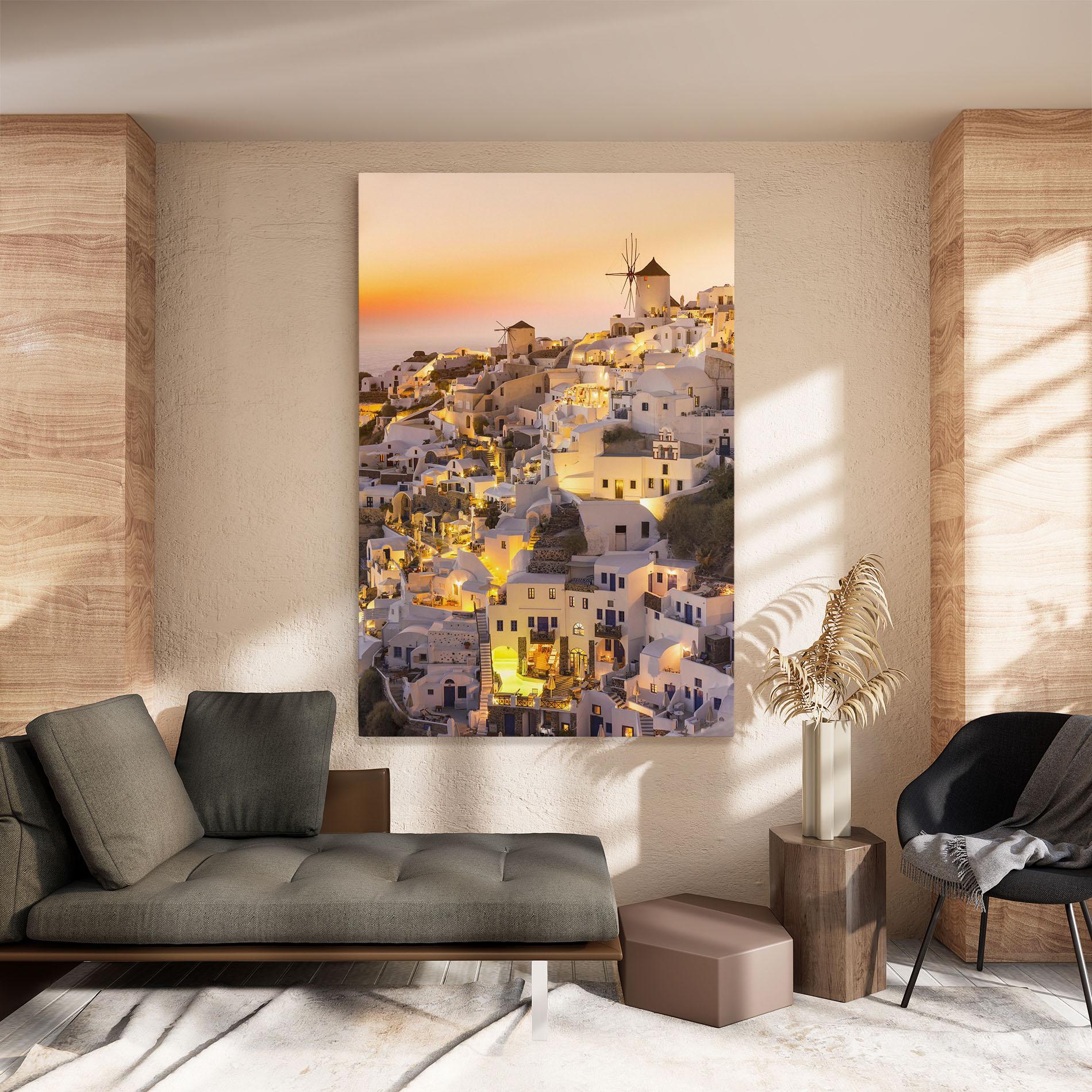 Tablou Canvas Santorini Greece mockup 8