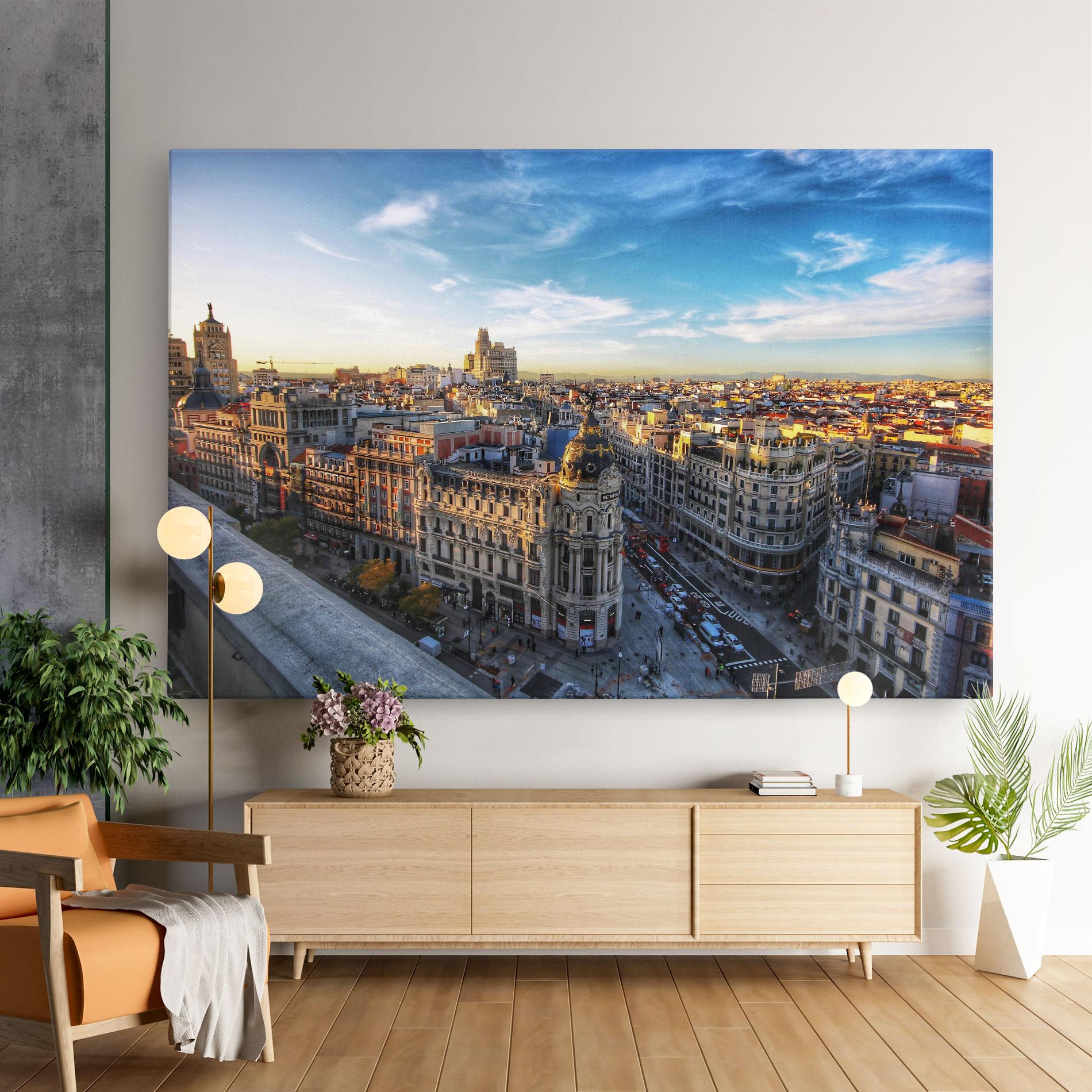 Tablou Canvas Madrid View mockup 9