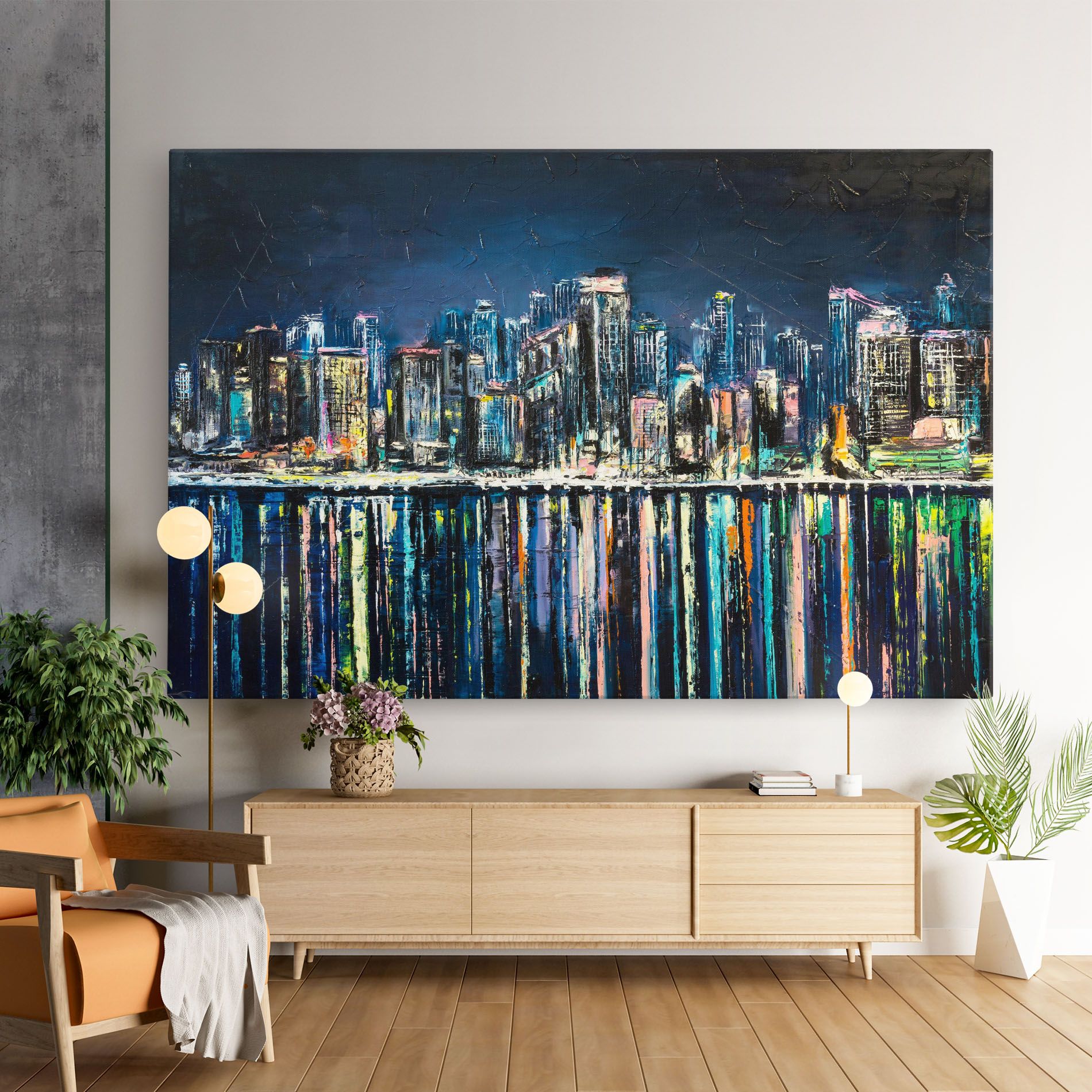Night Cityscape mockup 9