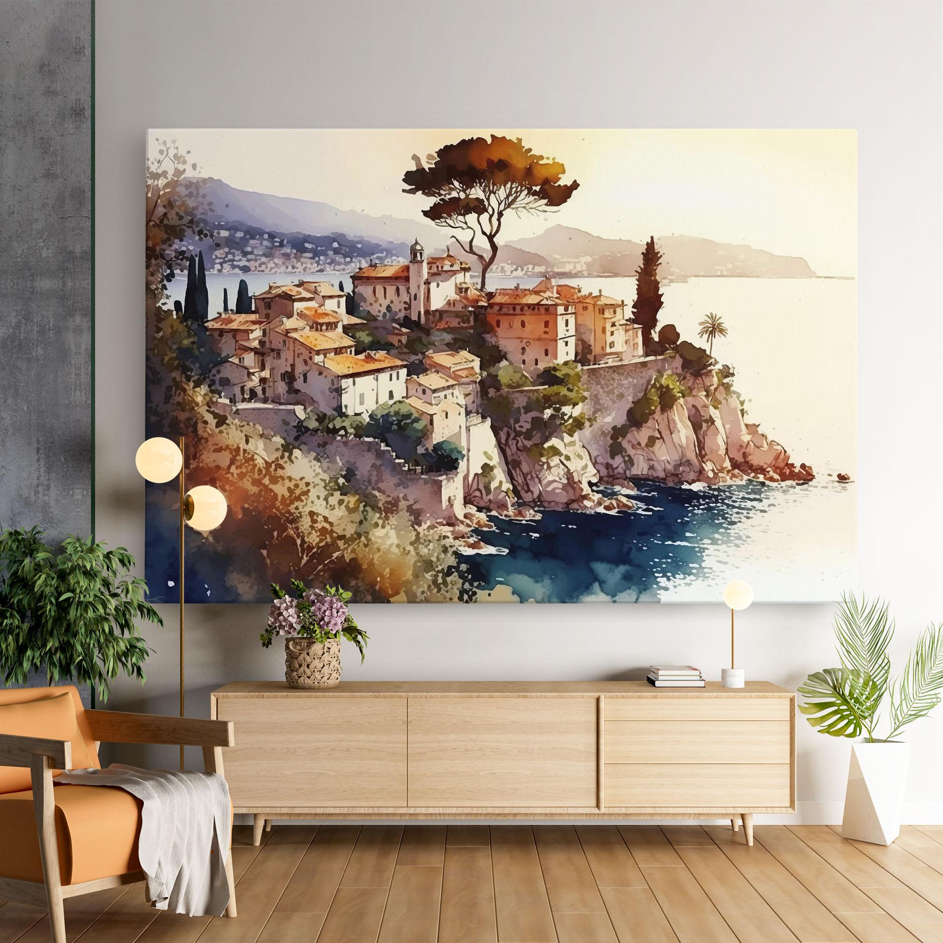 Tablou Canvas Stunning View Painting mockup 9