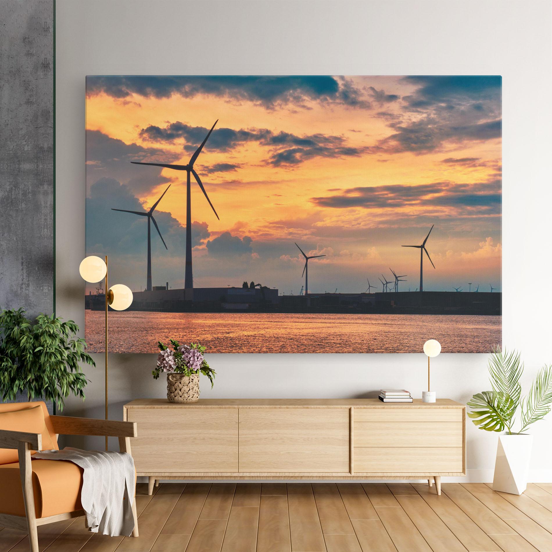 Tablou Canvas Sunset Belgium mockup 9