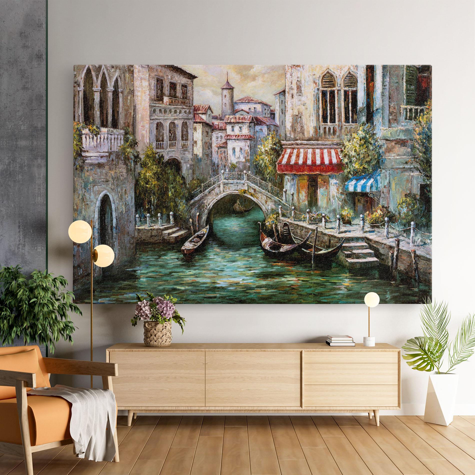 Tablou Canvas Venice Colors mockup 9