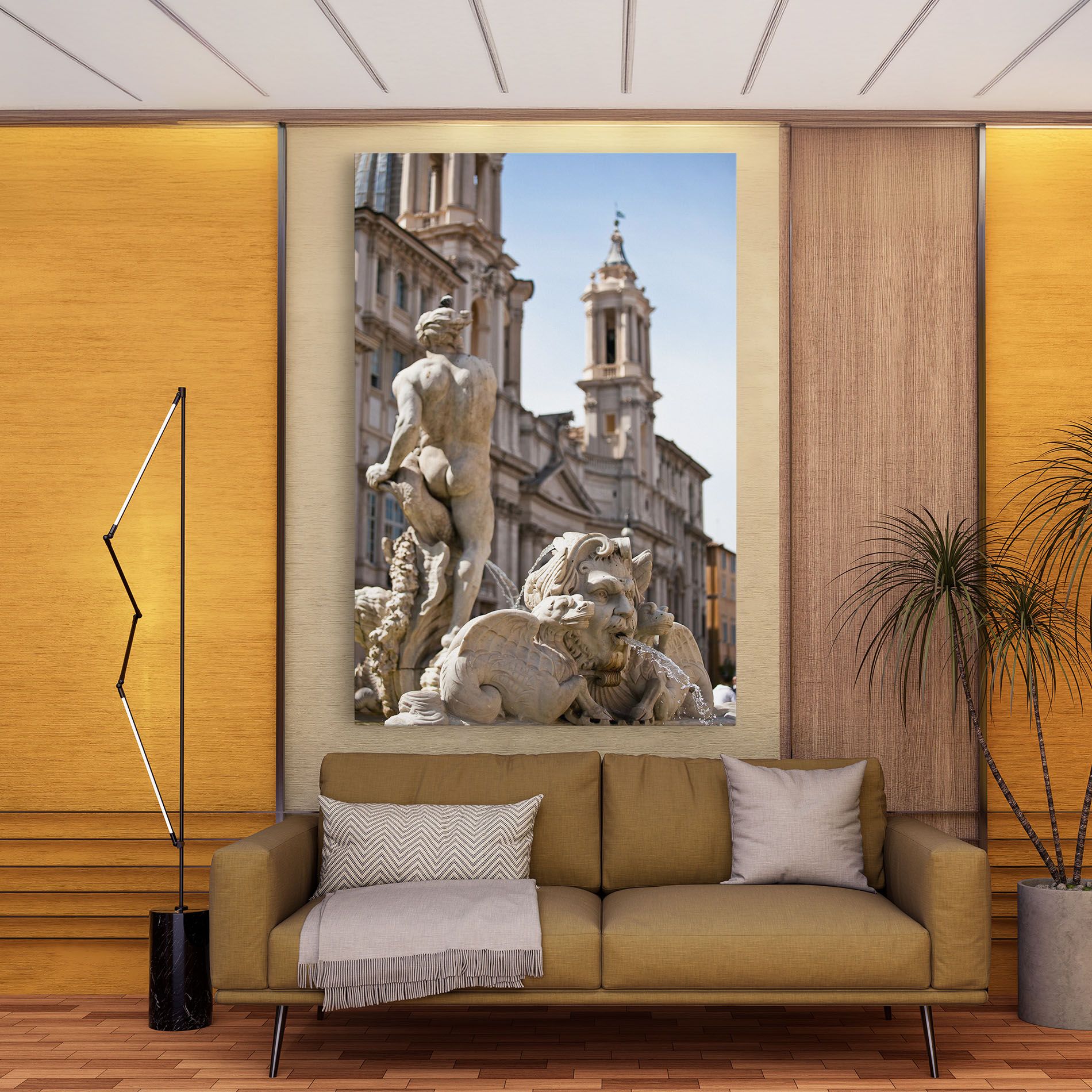 Baroque Statue Italy mockup 9
