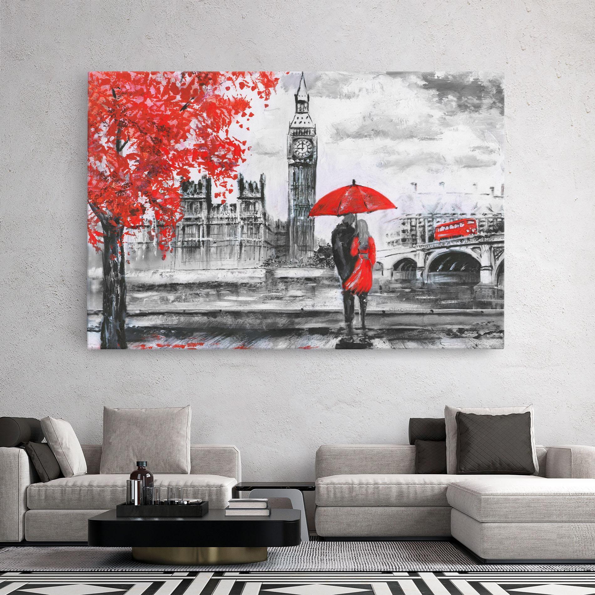 Tablou Canvas London Love mockup 2