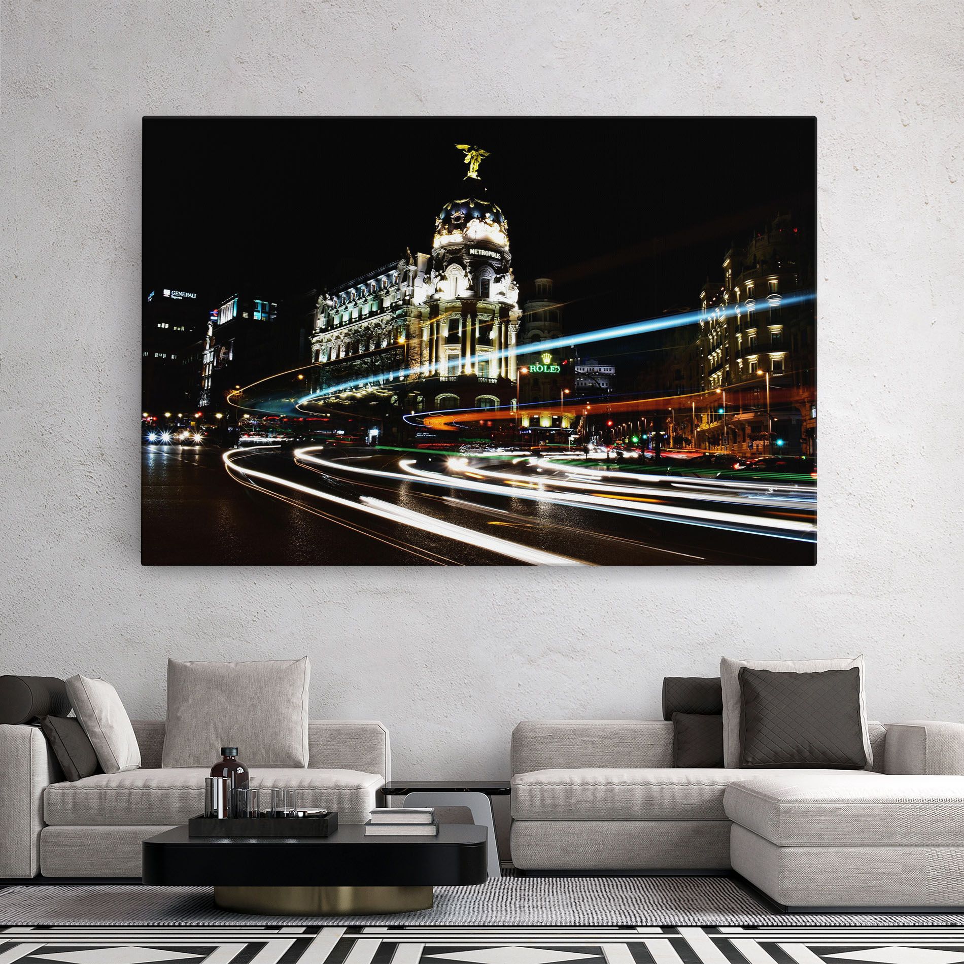 Madrid At Night mockup 2