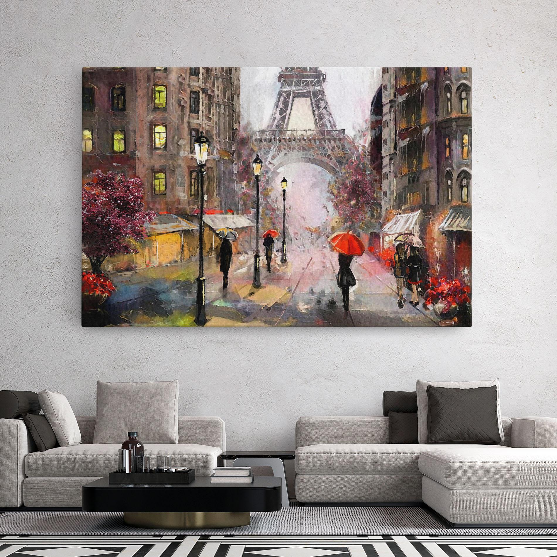 Tablou Canvas Paris Colours mockup 2