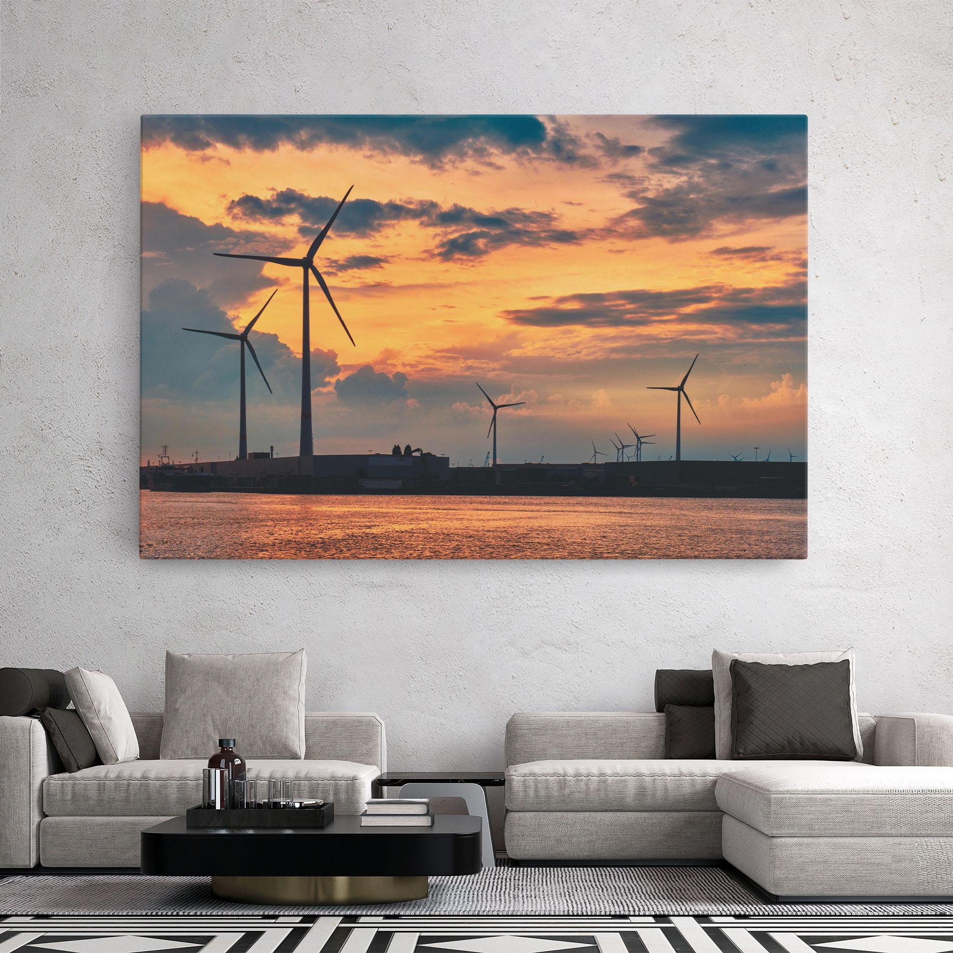 Tablou Canvas Sunset Belgium mockup 2