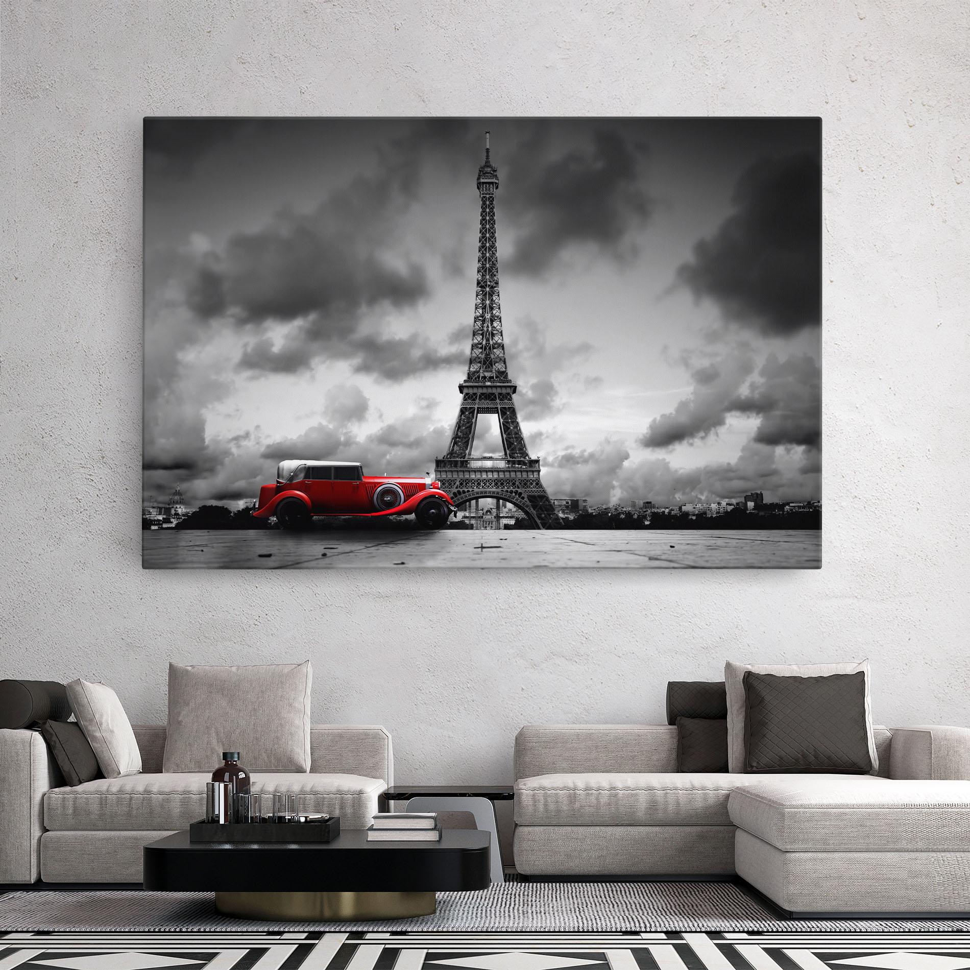Tablou Canvas Vintage Paris mockup 2
