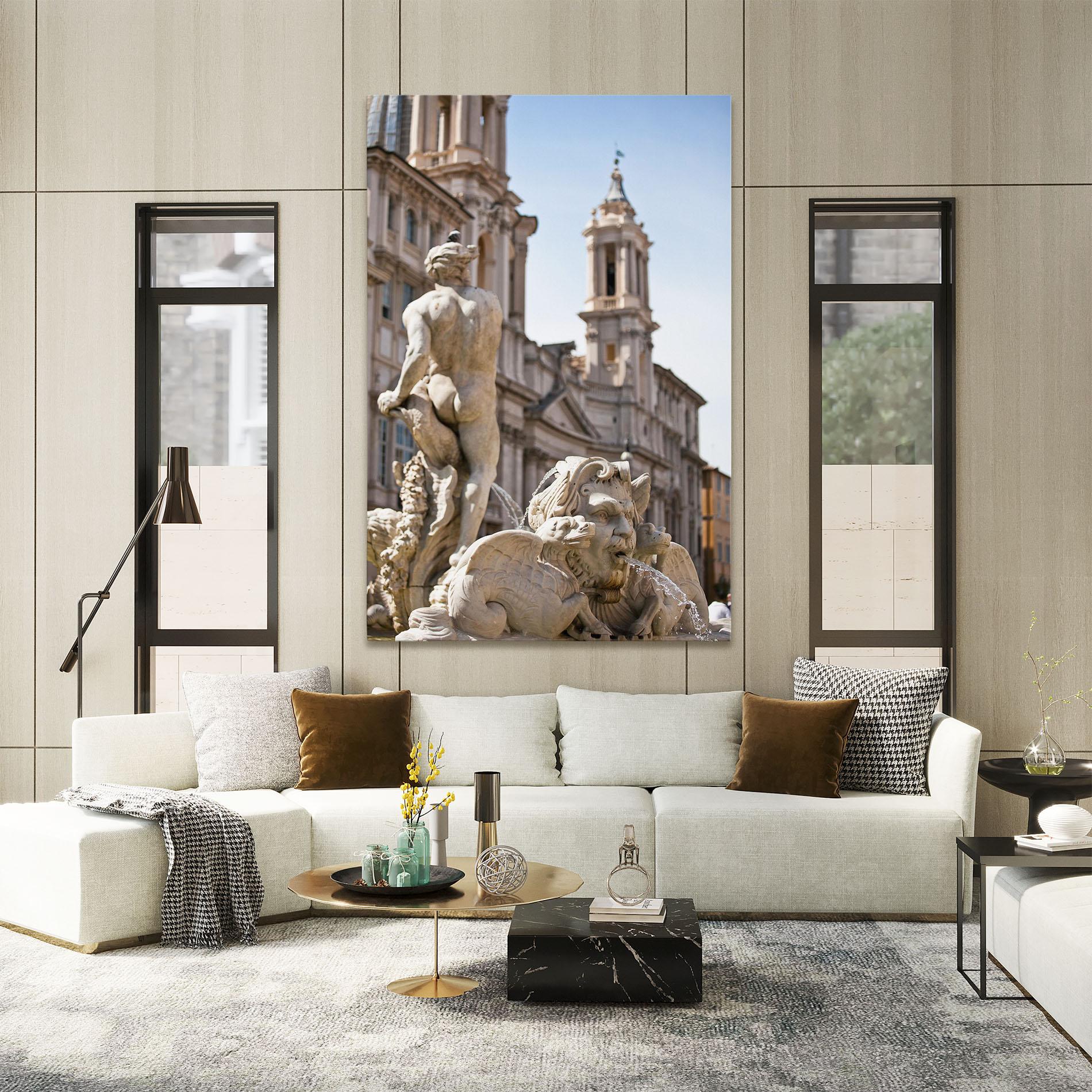 Tablou Canvas Baroque Statue Italy mockup 2