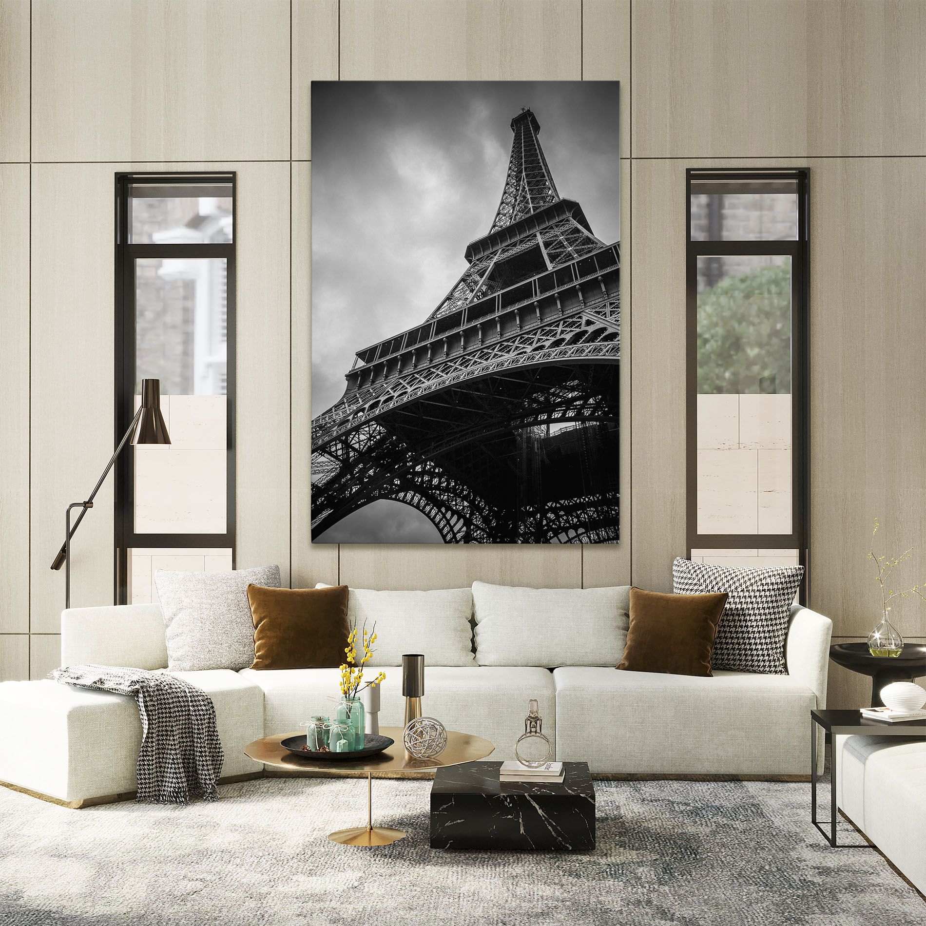 Eiffel Grey Tower mockup 2