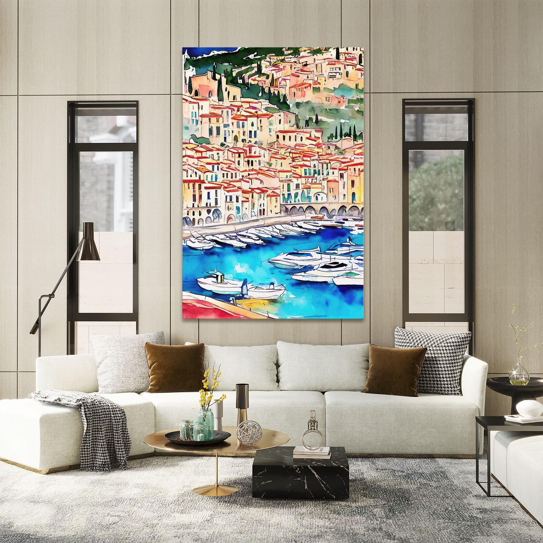 Tablou Canvas French City mockup 2