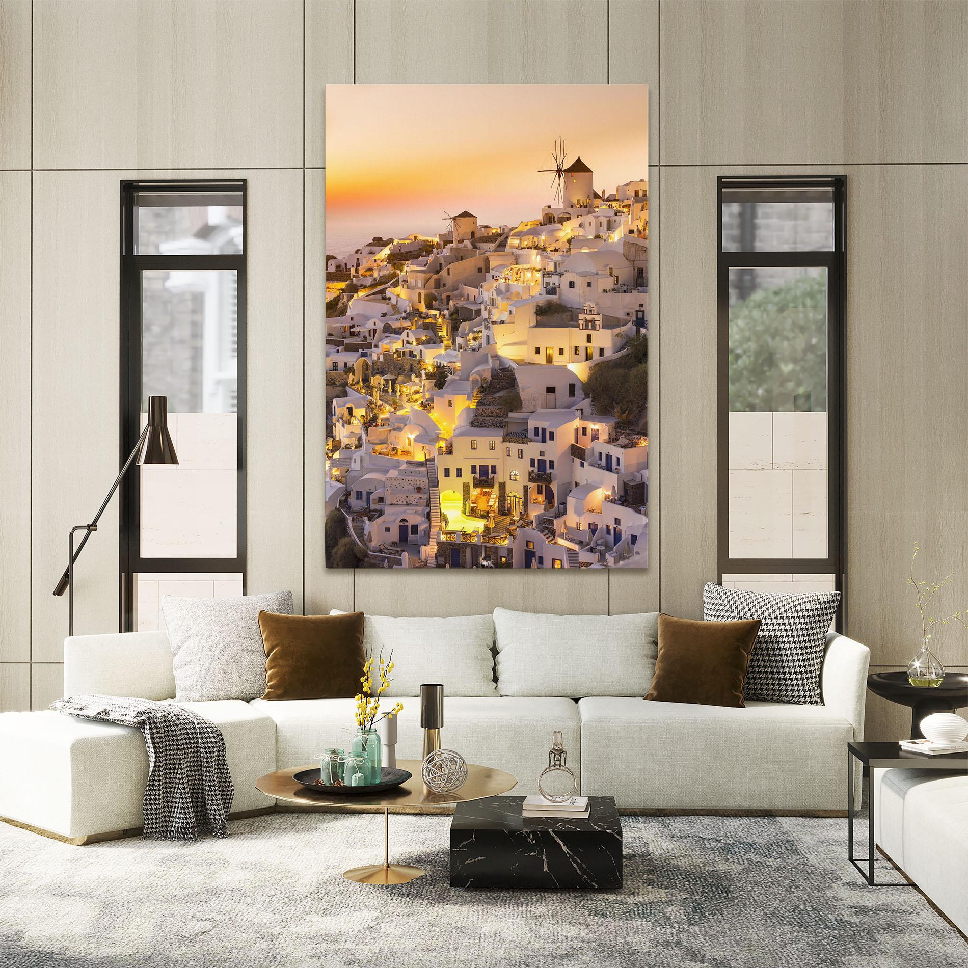 Tablou Canvas Santorini Greece mockup 2
