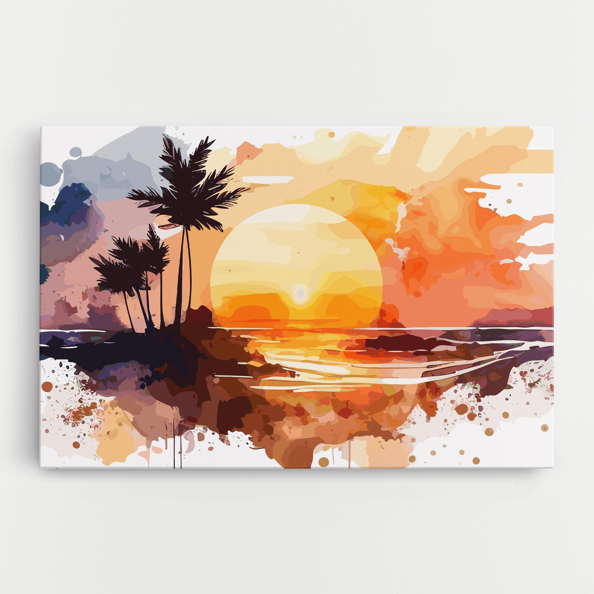Tablou Canvas Beautiful Sunrise mockup 0