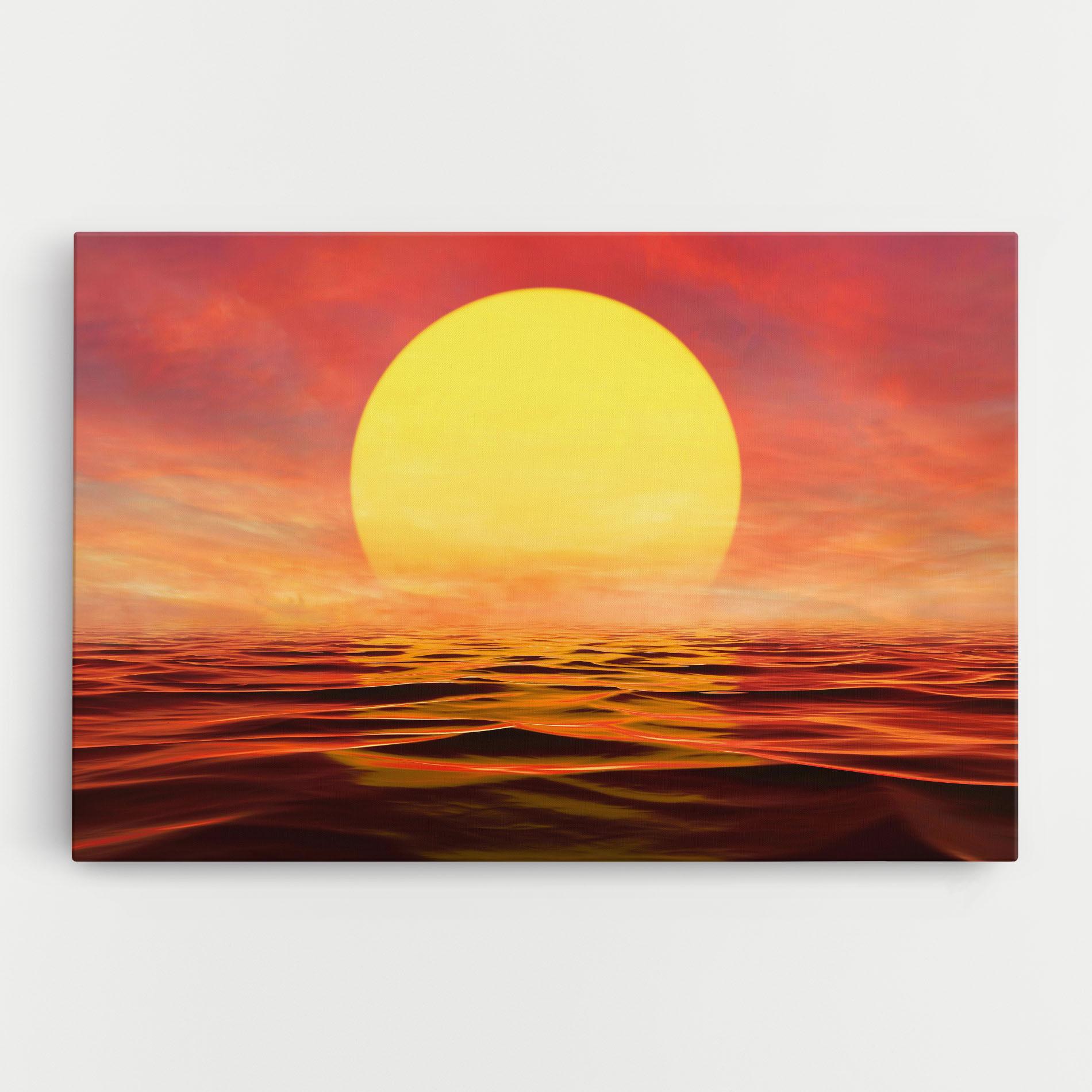 Tablou Canvas Clouds Reflection Sky mockup 0