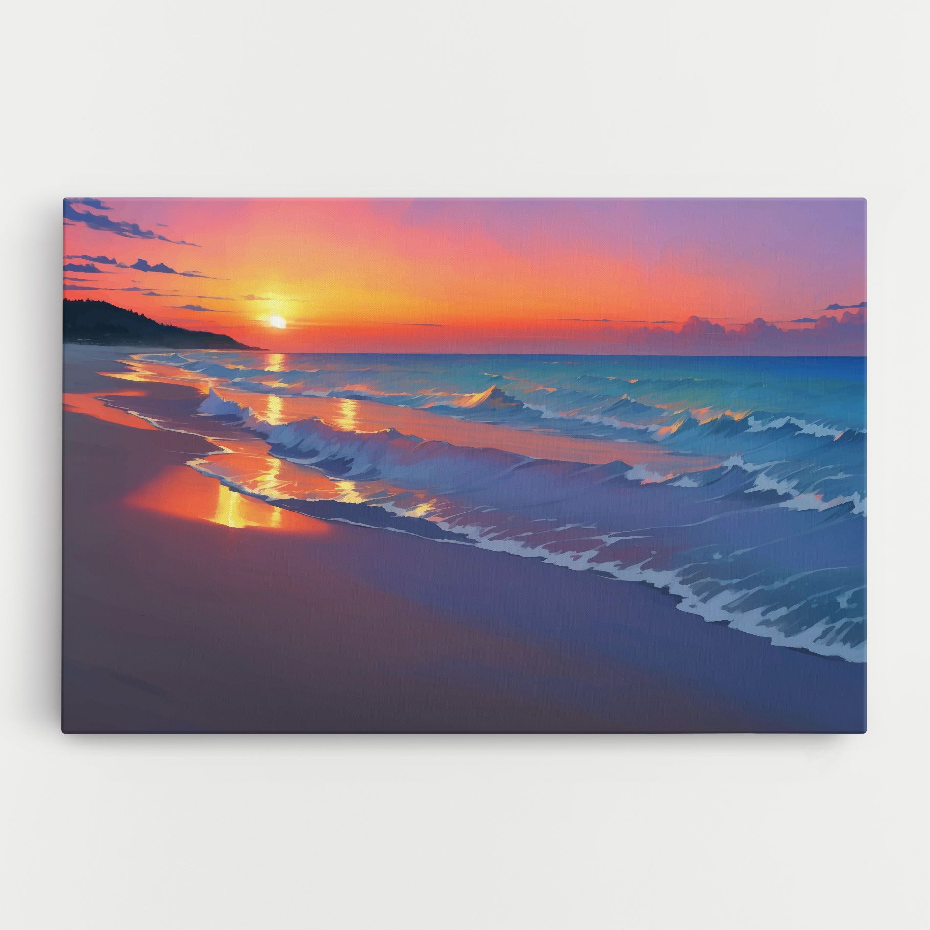 Dreamy Beach Sunset mockup 0
