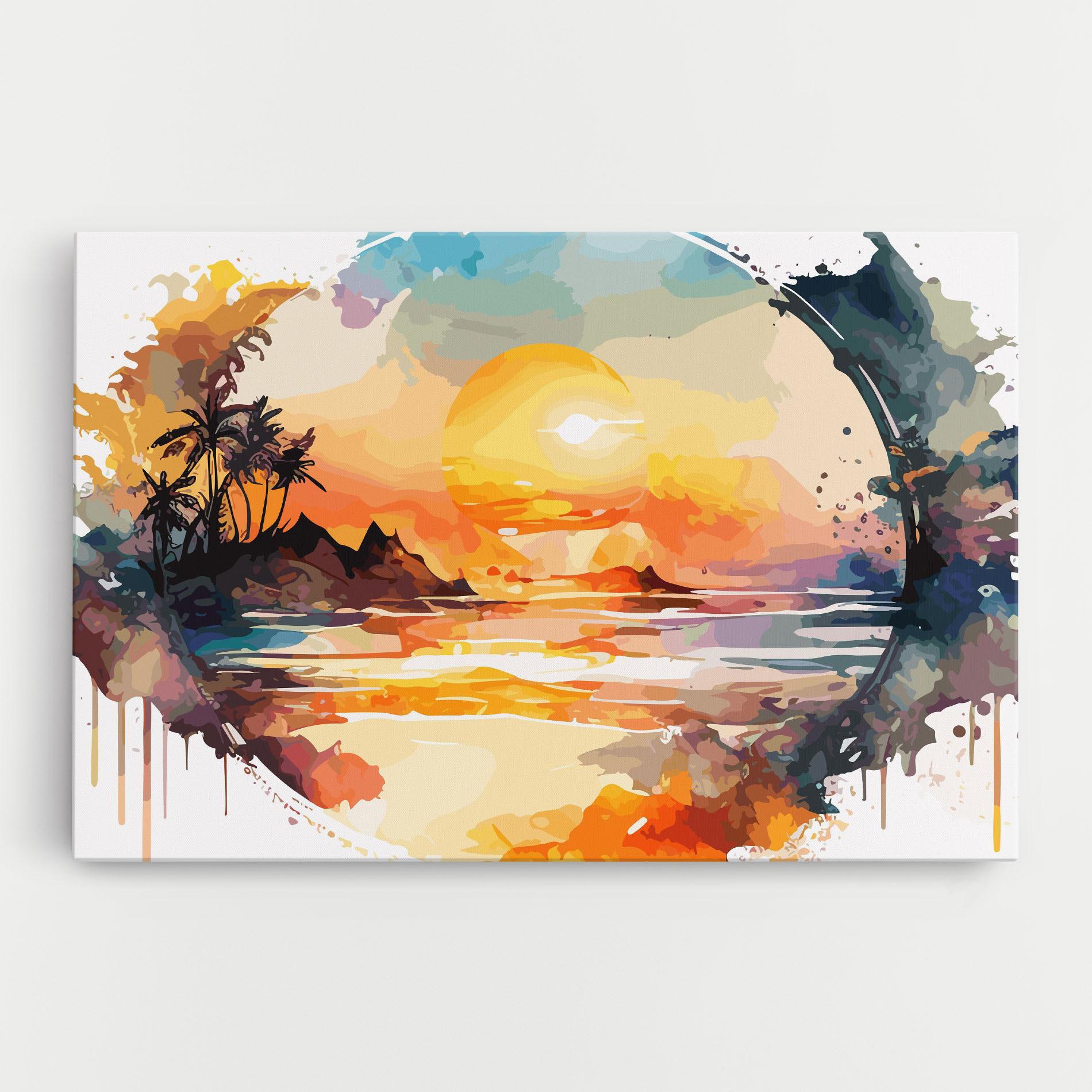 Tablou Canvas Sunrise Art mockup 0