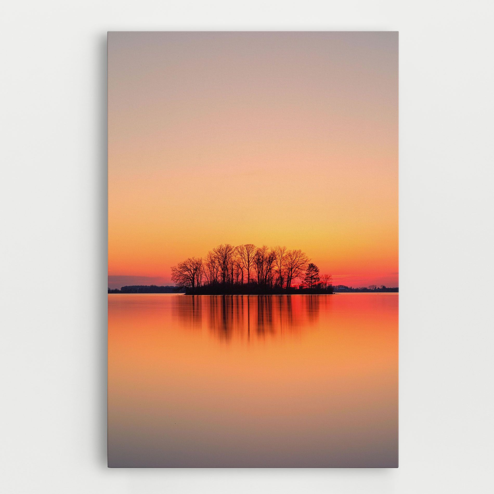 Tree Sunset Lake mockup 0