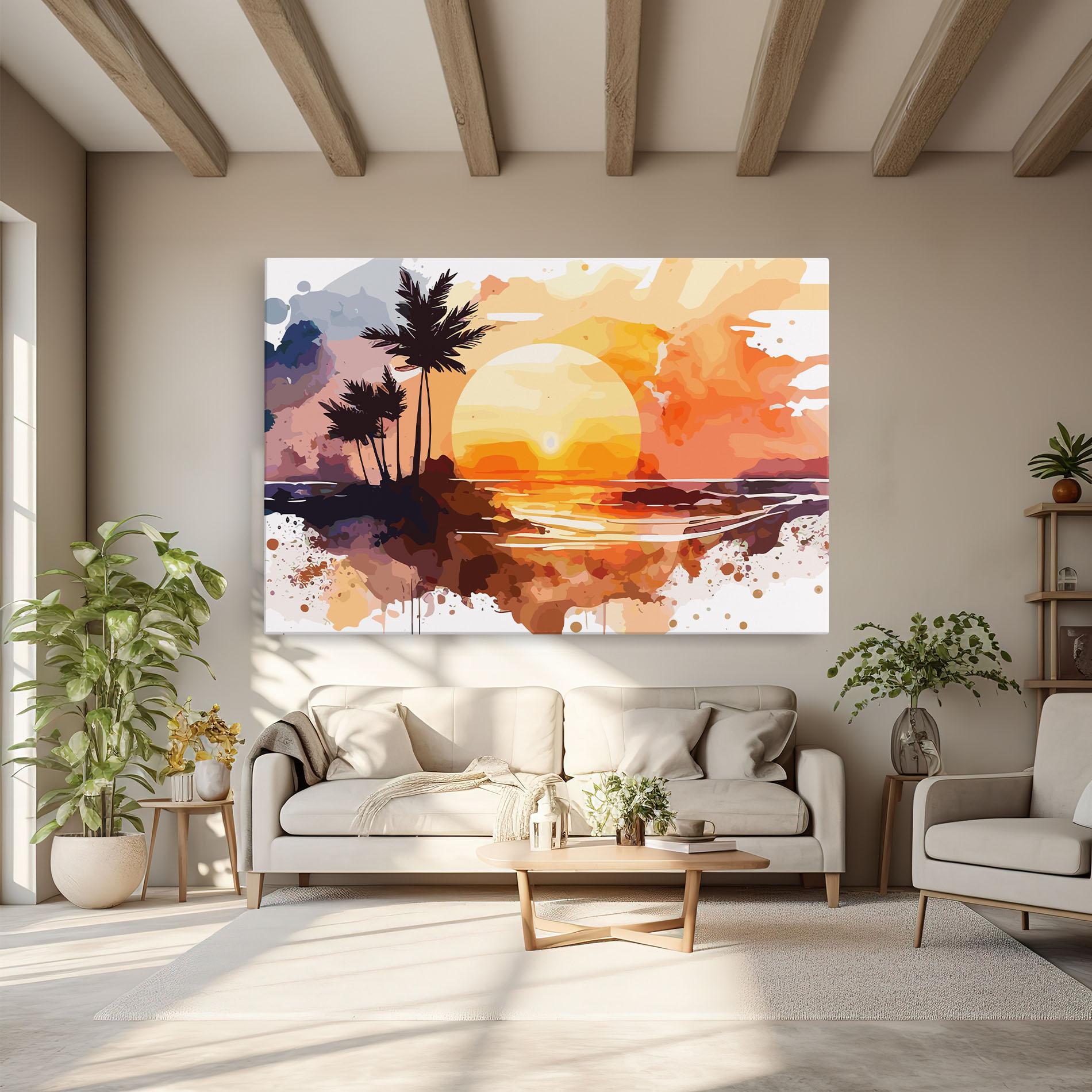 Tablou Canvas Beautiful Sunrise mockup 6