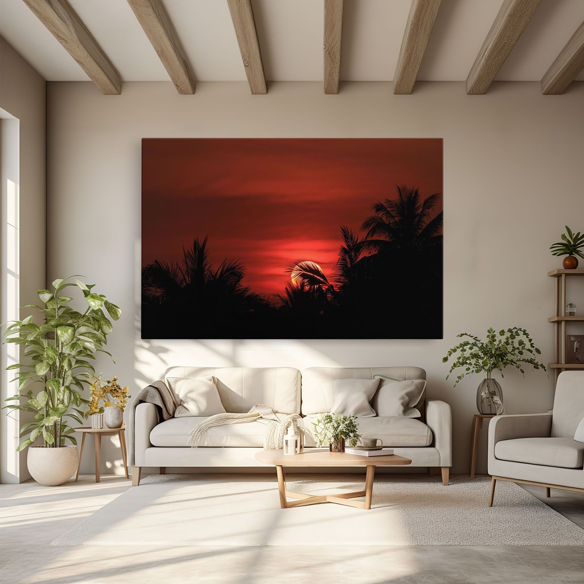 Coconuts Tree Sunset mockup 6