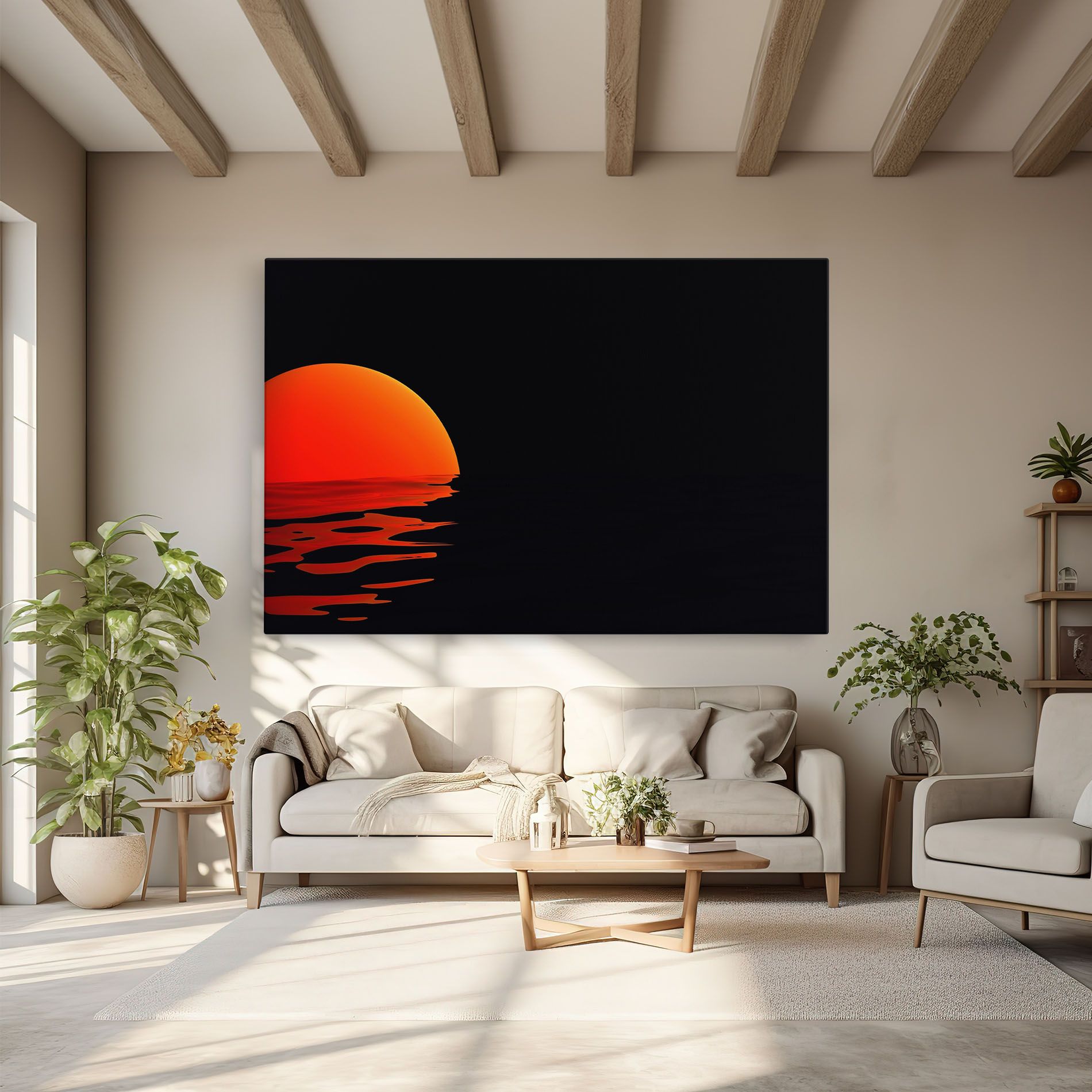 Red Evening Sunset mockup 6