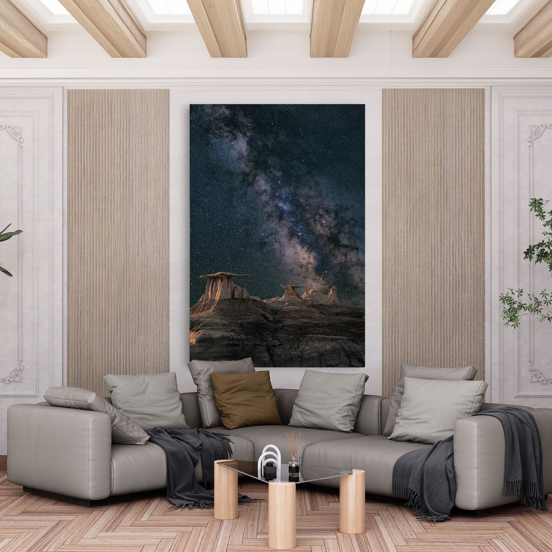 Abstract Colourful Sky mockup 6