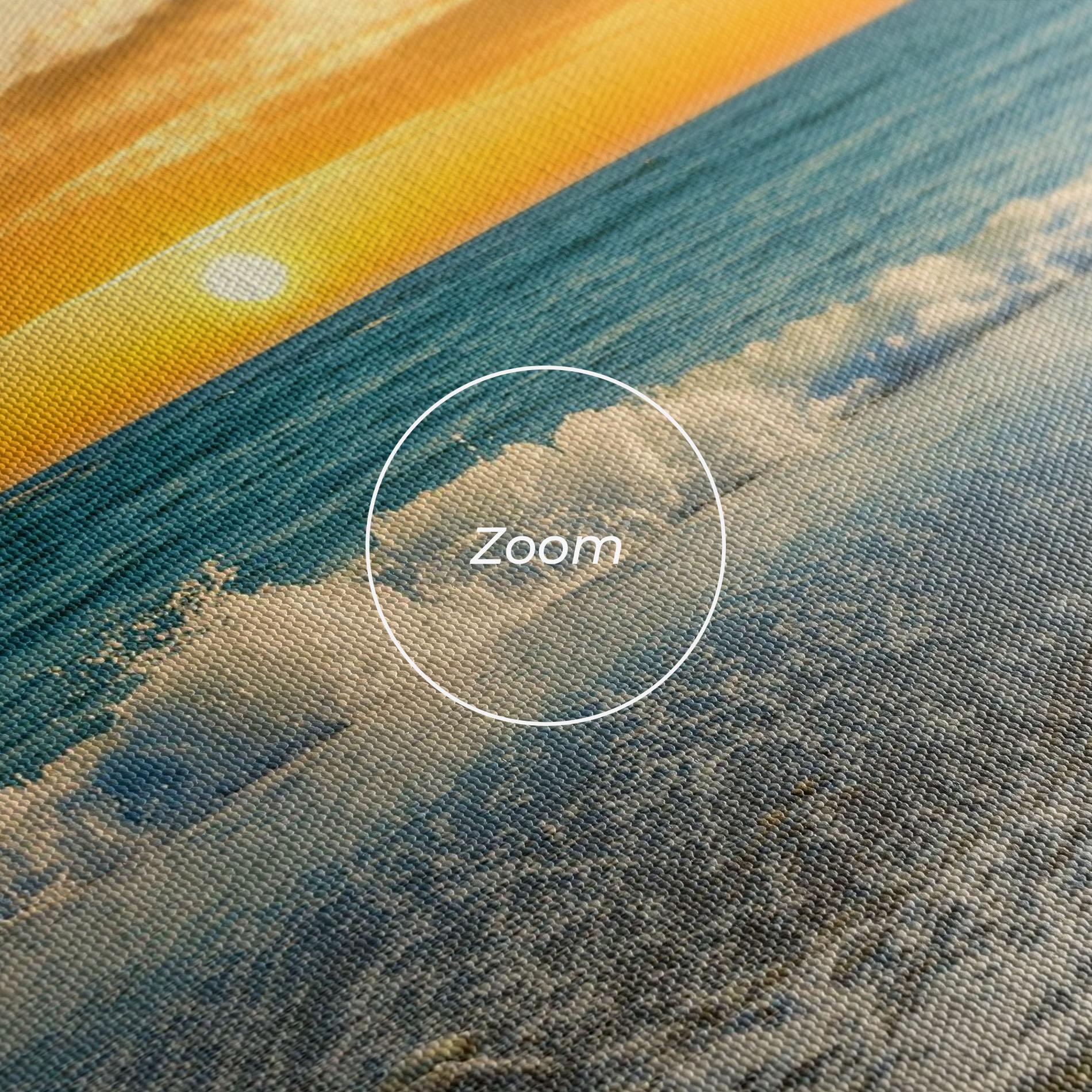 Tablou Canvas Beach Dramatic Sunset mockup 3