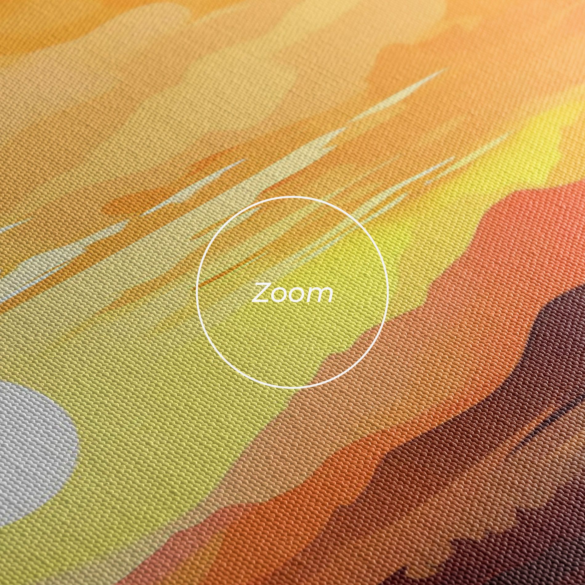Beautiful Sunset Illustration mockup 3