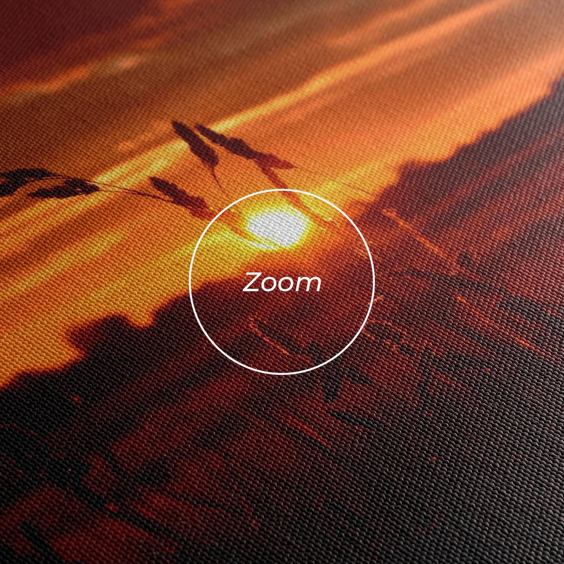 Tablou Canvas Field Shilouette mockup 3