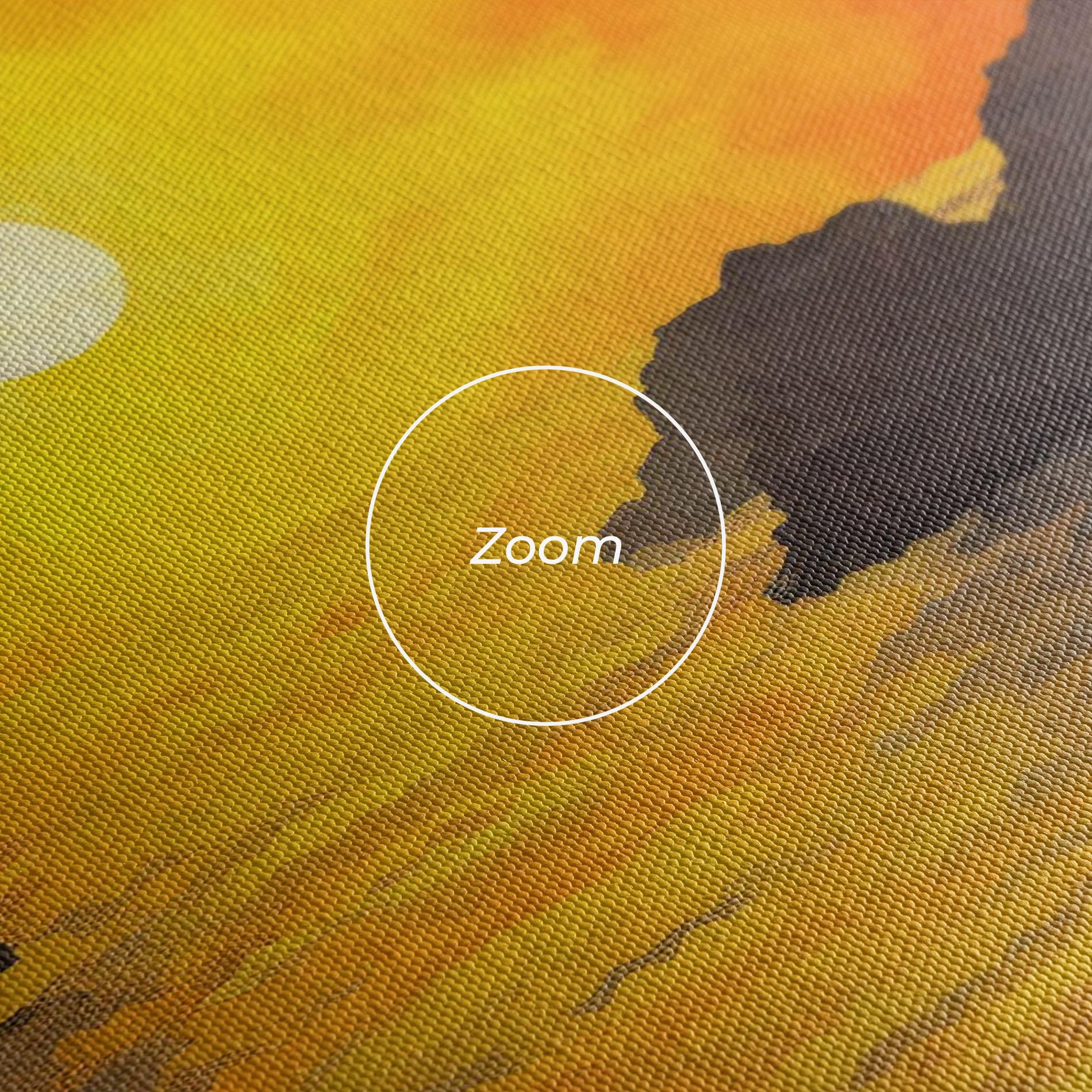 Tablou Canvas Mountains Rocks Painting mockup 3