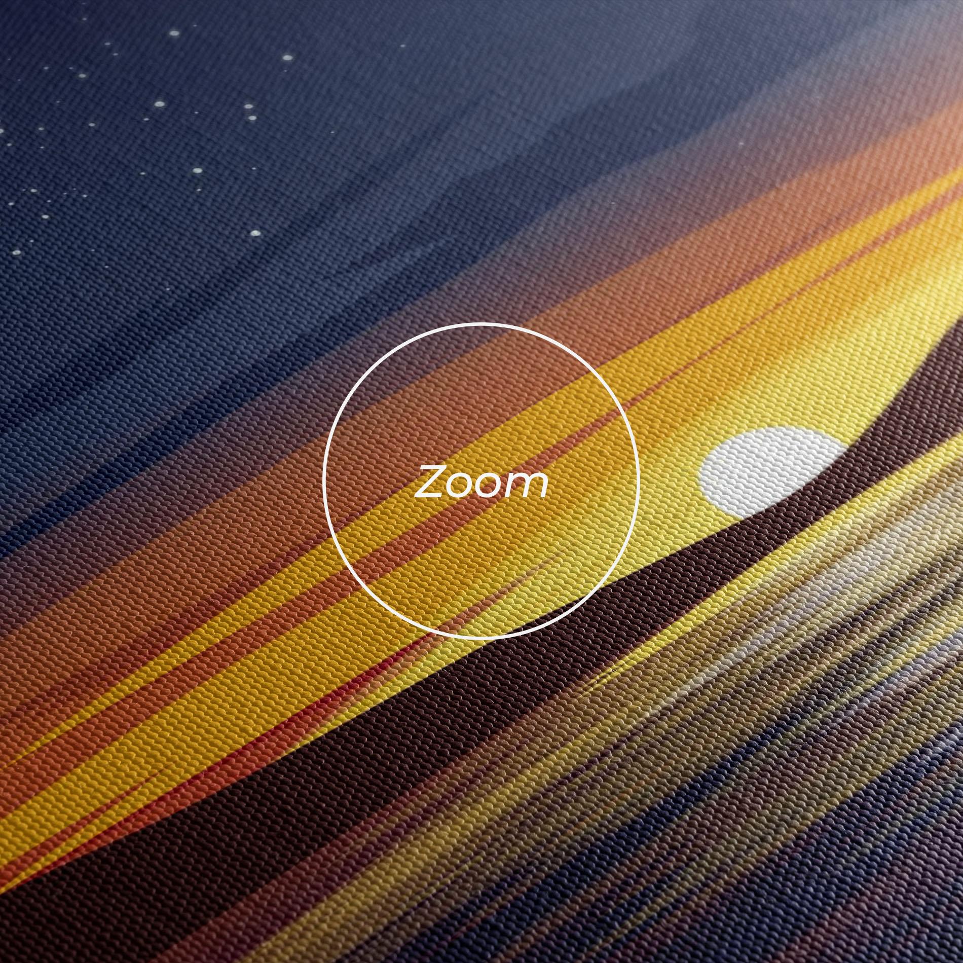 Tablou Canvas Ocean Moon Sunset mockup 3