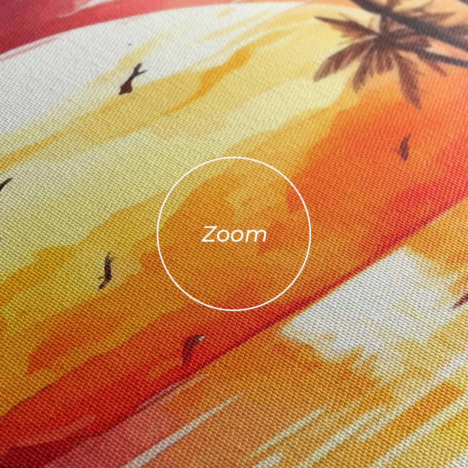 Tablou Canvas Purple Sunset Art mockup 3