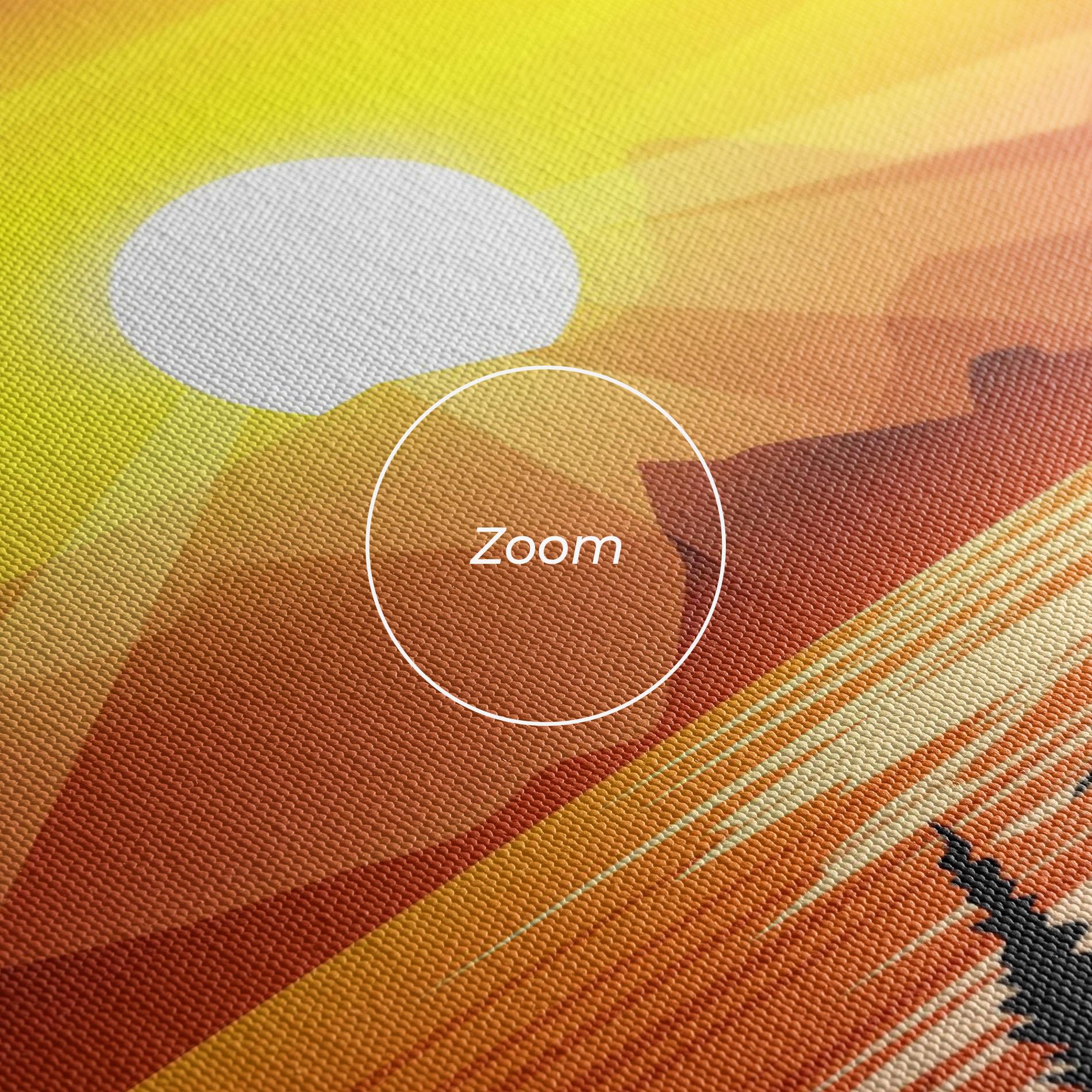 Tablou Canvas Sunrise Grass Art mockup 3