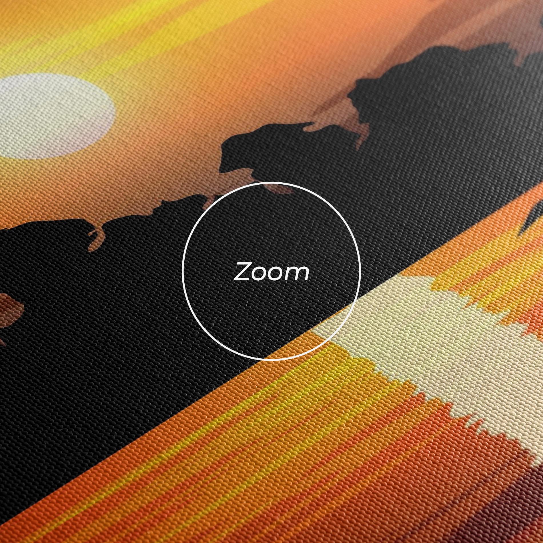 Tablou Canvas Sunset Land mockup 3