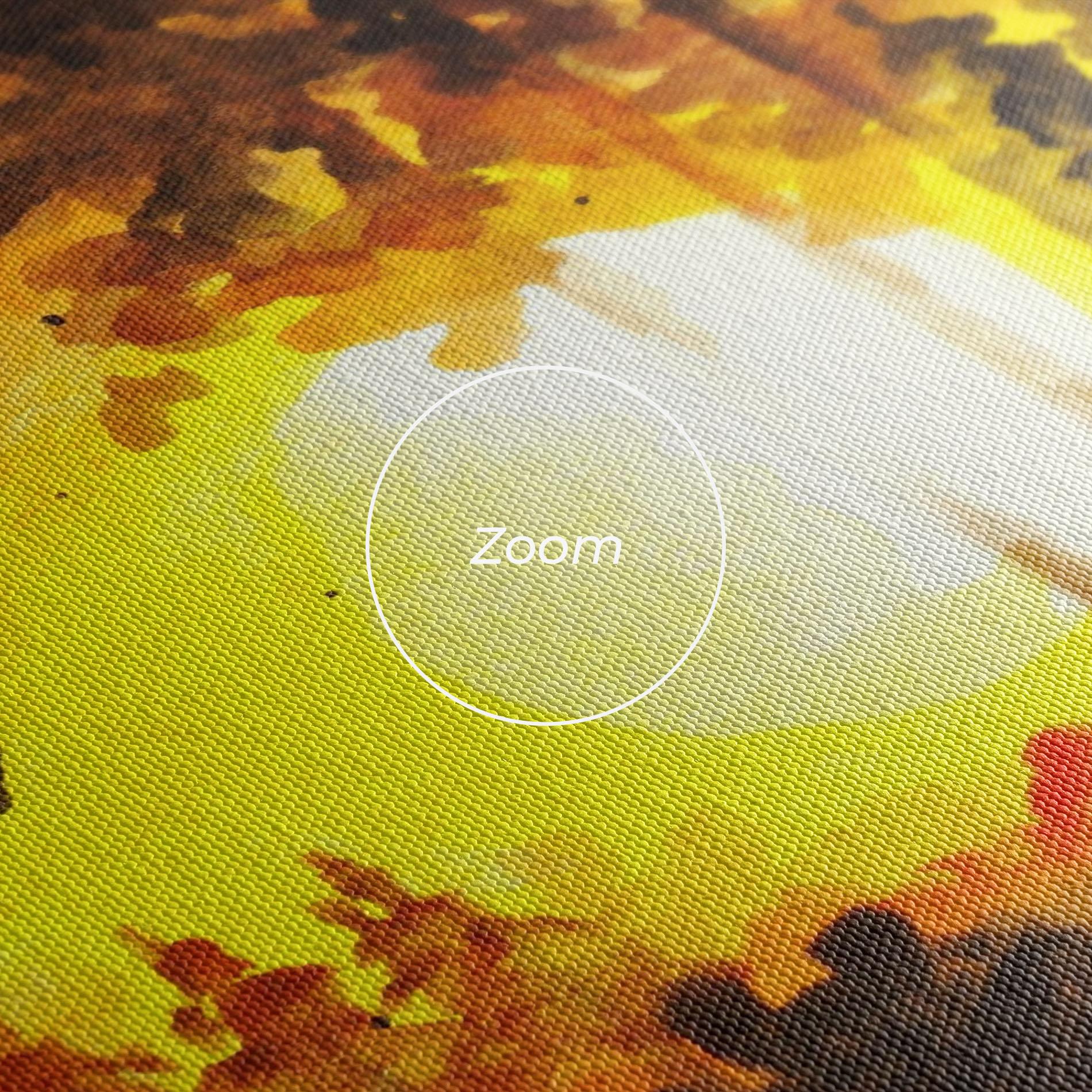 Tablou Canvas Watercolor Sunset Painting mockup 3