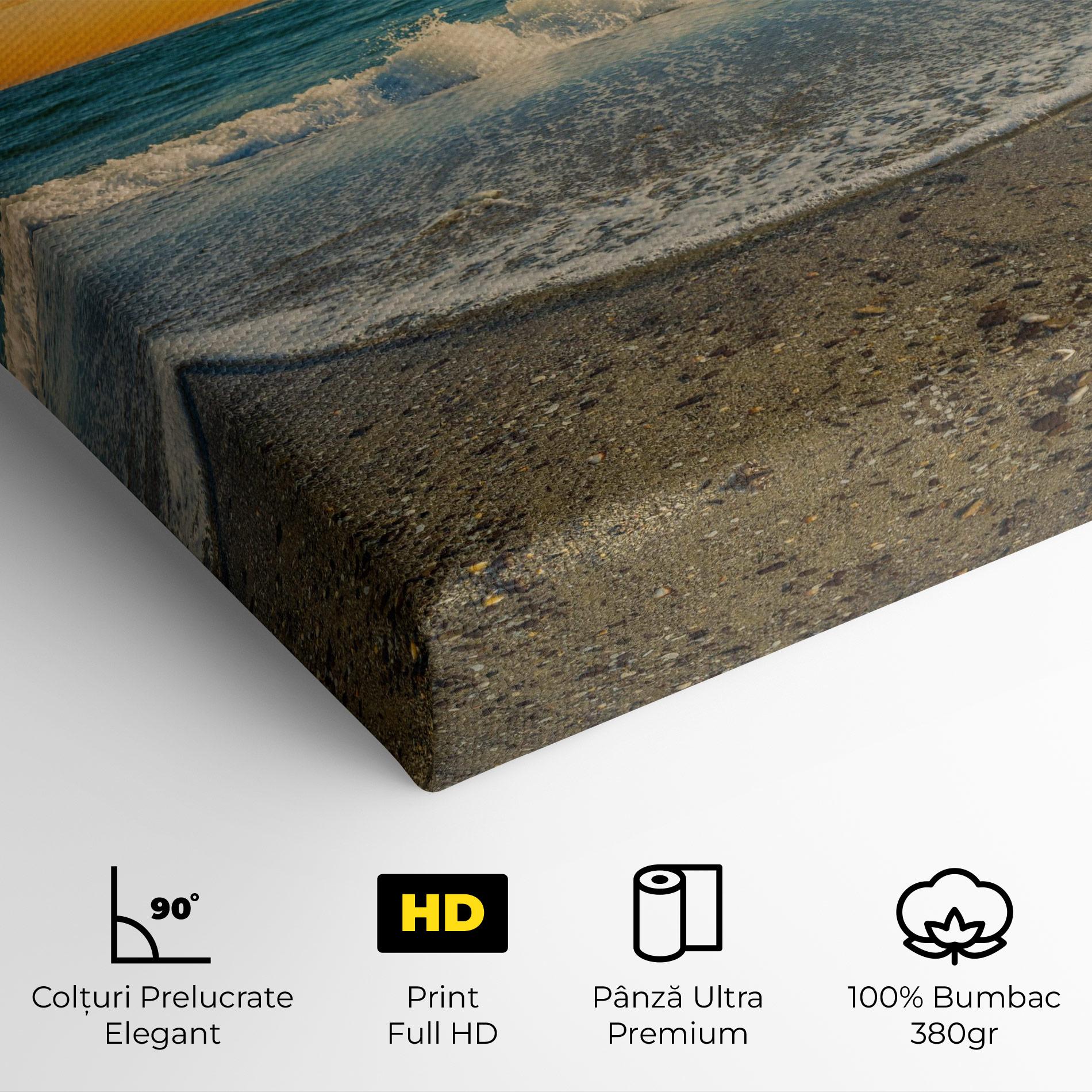 Tablou Canvas Beach Dramatic Sunset mockup 4