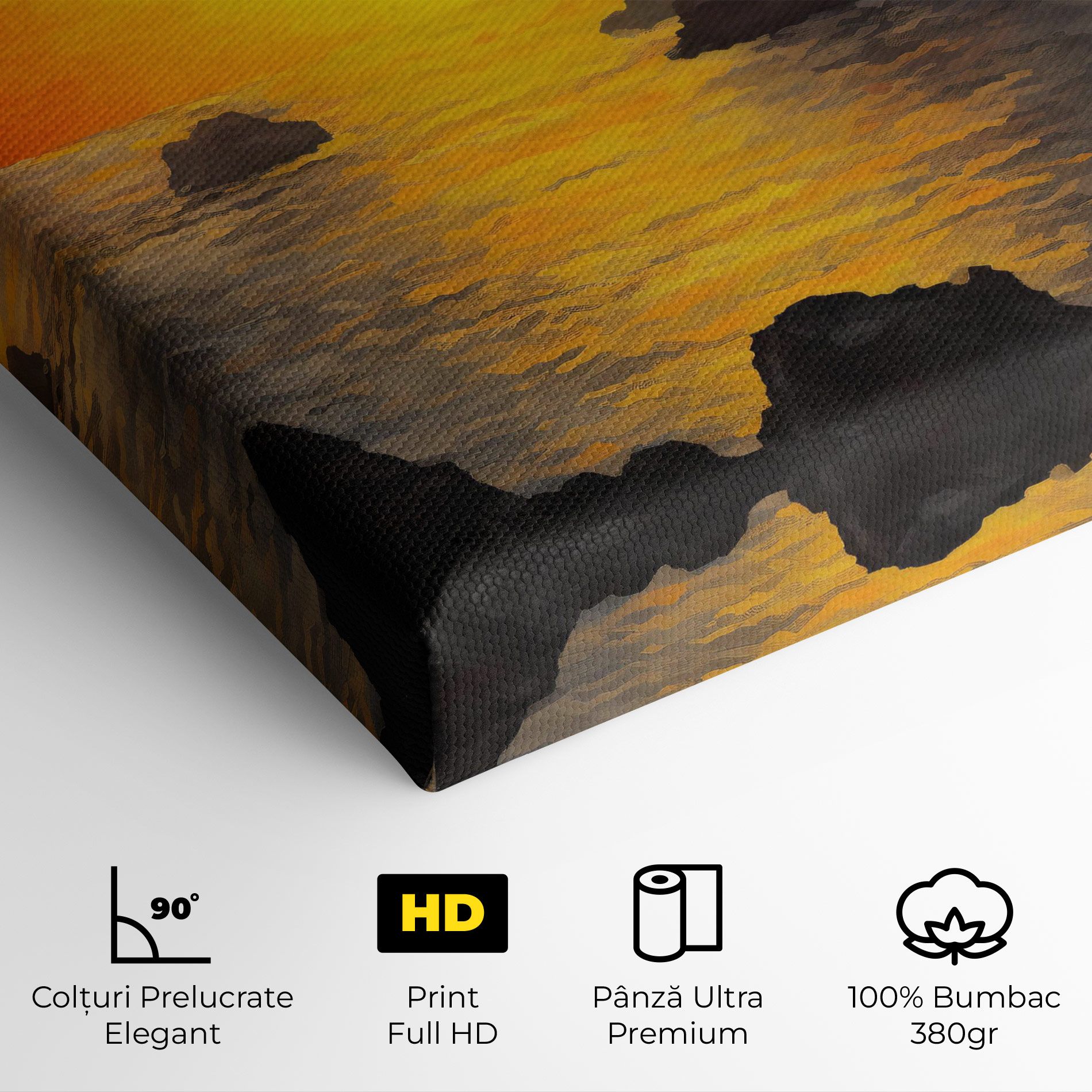 Mountains Rocks Painting mockup 4