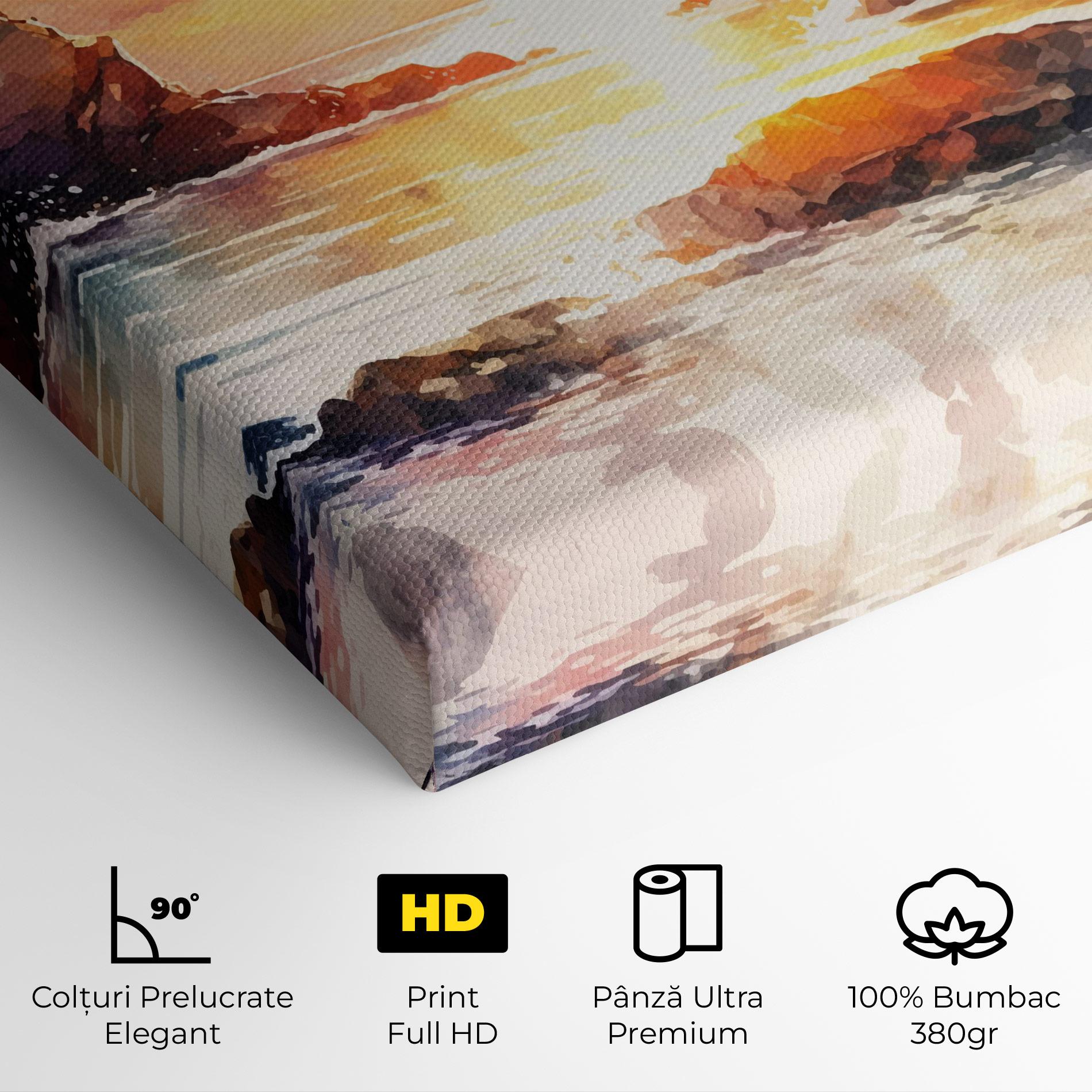 Tablou Canvas Pretty Pastel Sunset mockup 4