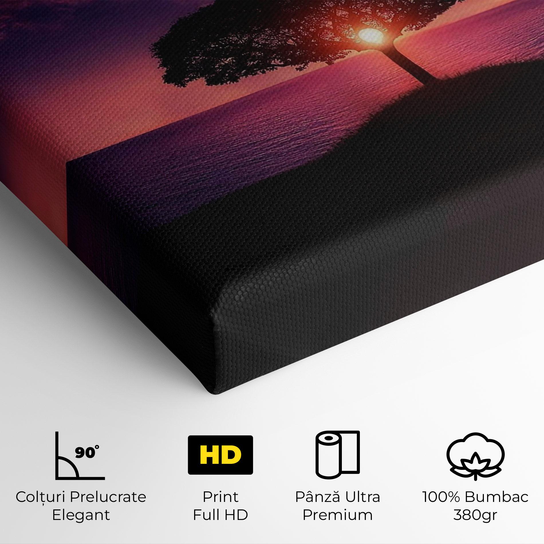 Tablou Canvas Sun Tree mockup 4