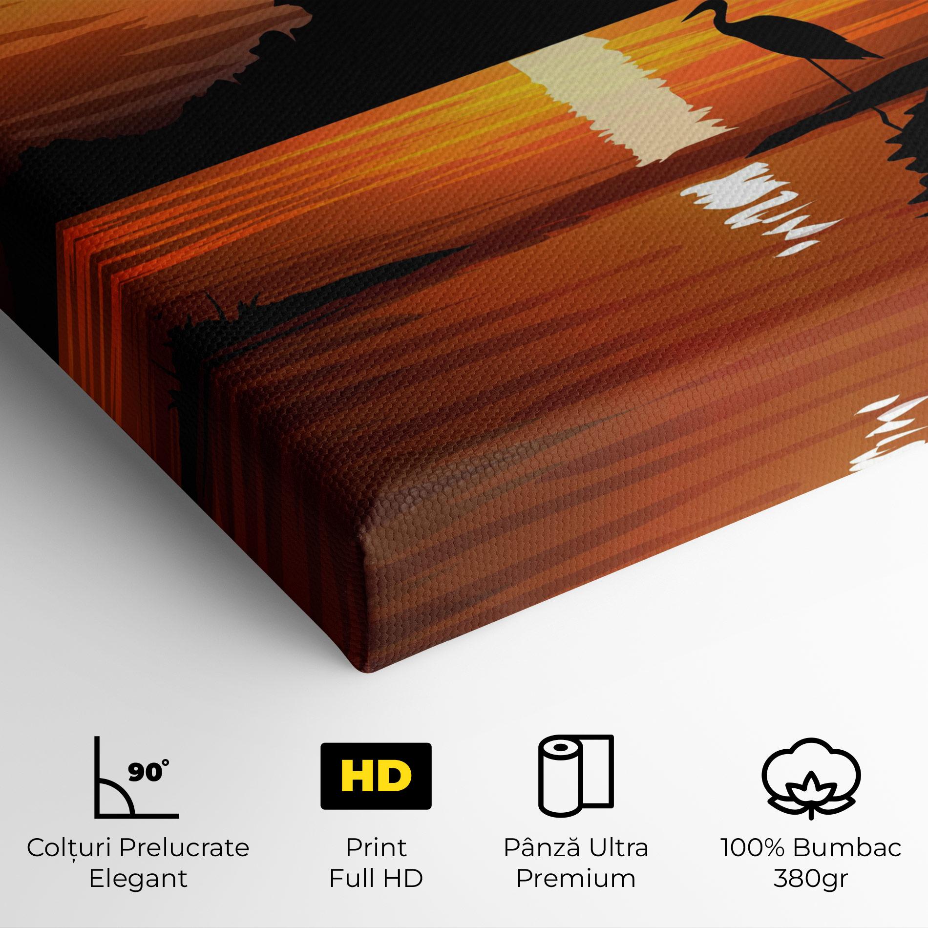 Tablou Canvas Sunset Land mockup 4