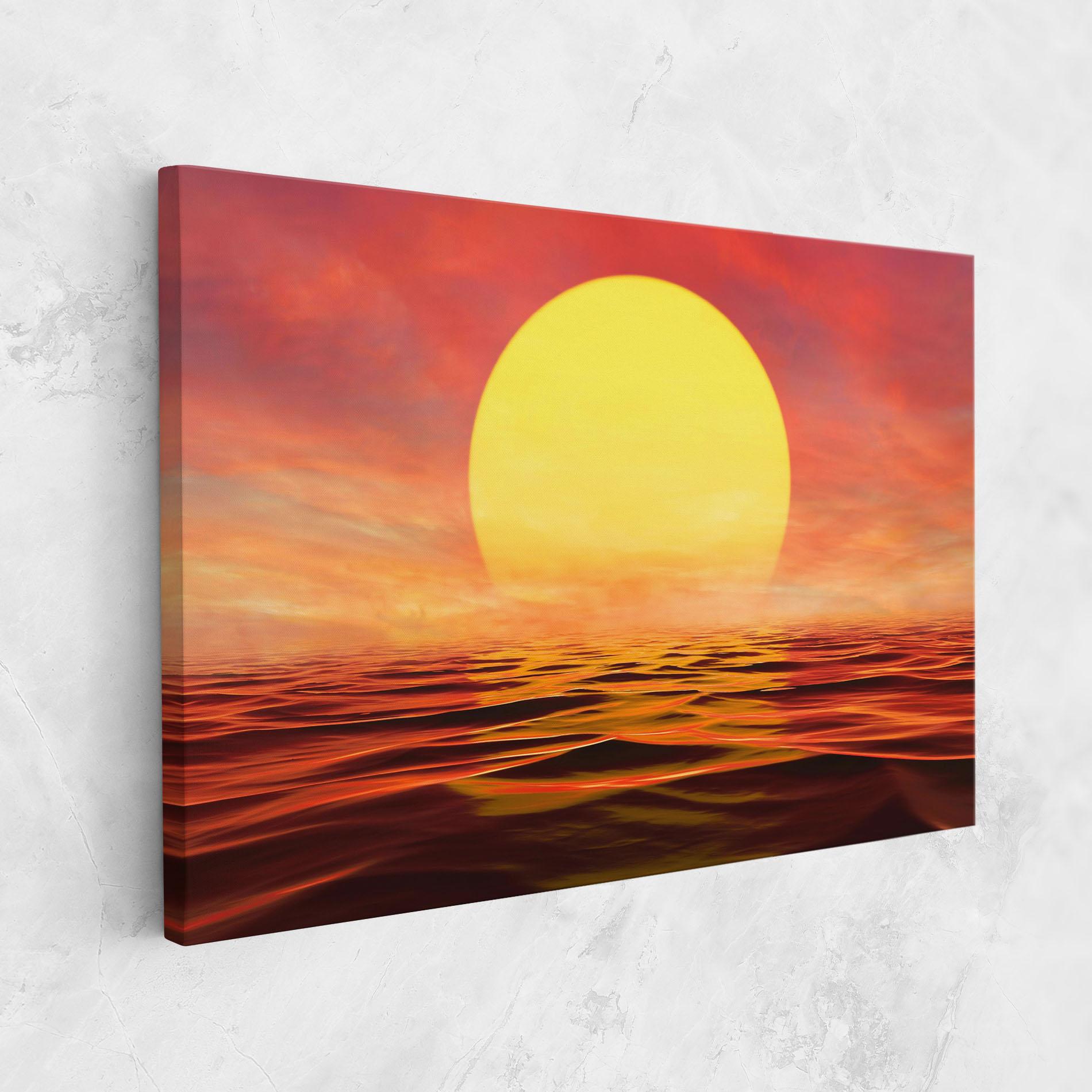 Tablou Canvas Clouds Reflection Sky mockup 1